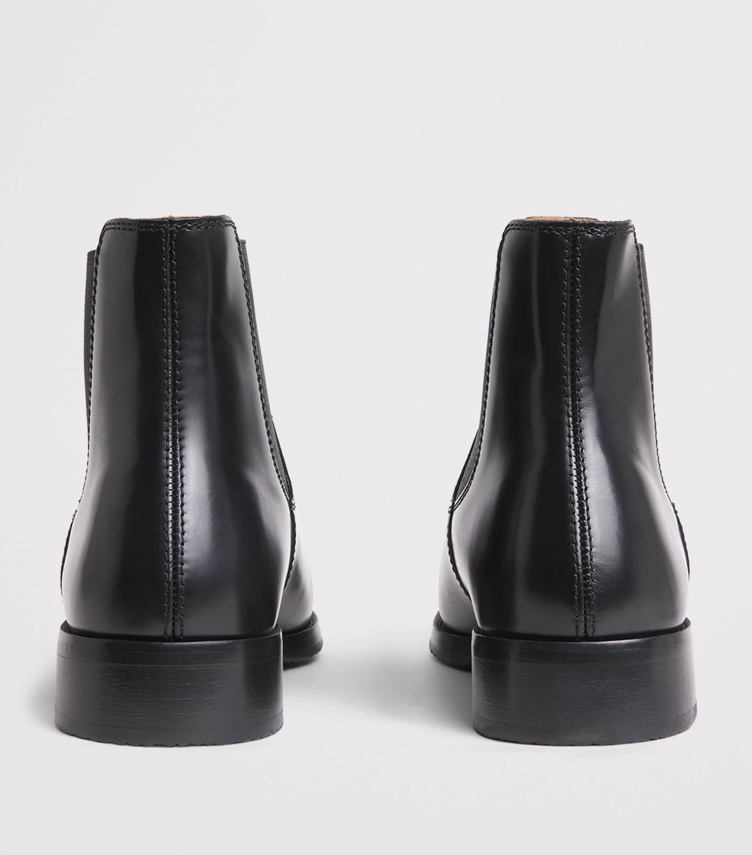 Sandro Paris Leather Chelsea Boots Black Image 5