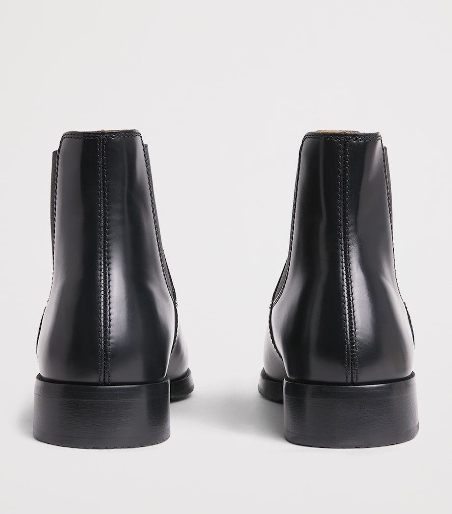 Sandro Paris Leather Chelsea Boots Black Image 5