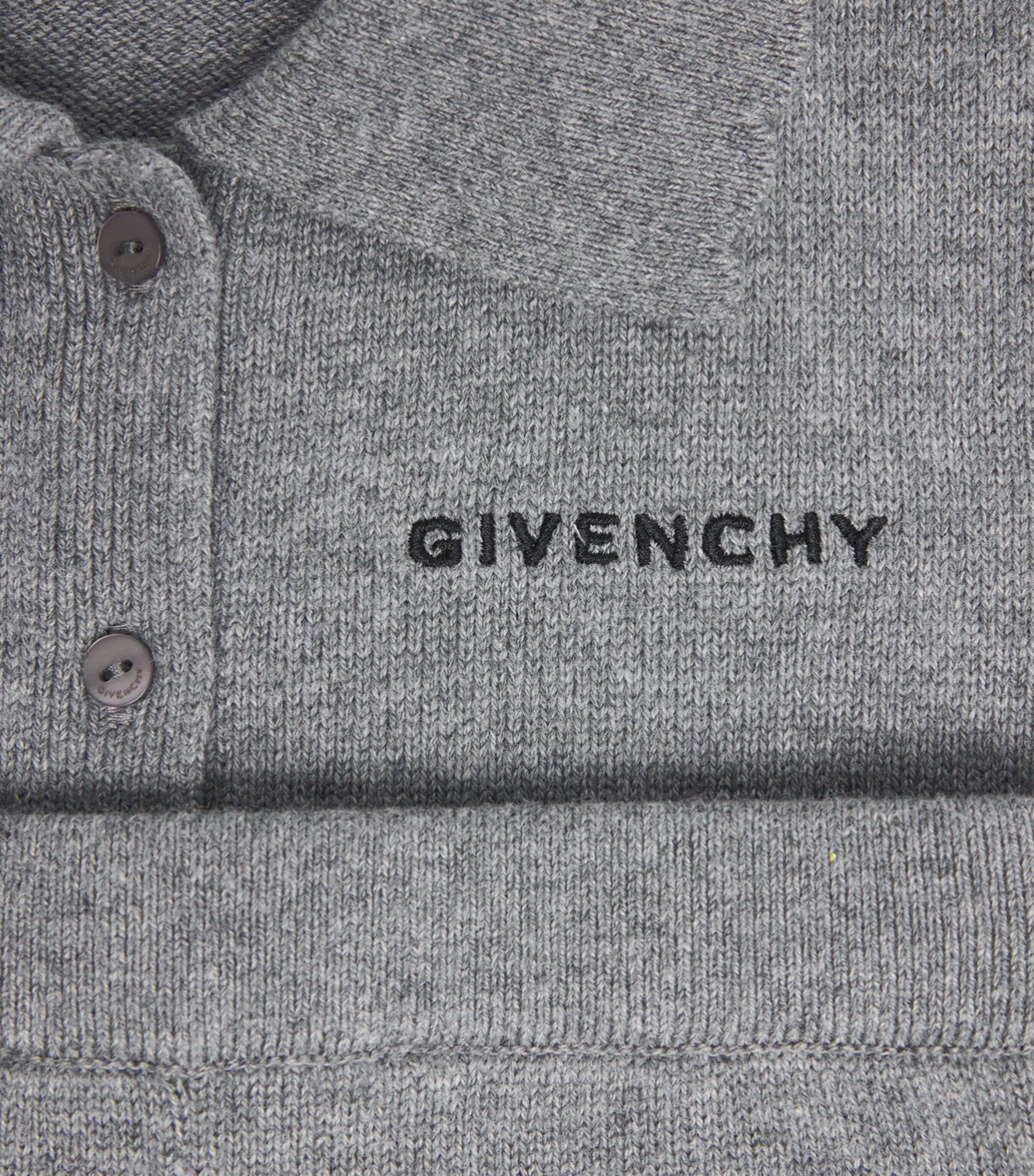 Givenchy Kids Cotton-Cashmere Logo Cardigan and Leggings Set (12-36 Months) Marl Image 4
