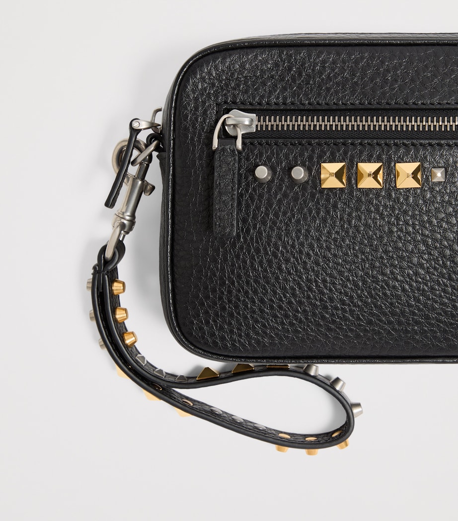 Leather Rockstud Pouch 0NO Image 6