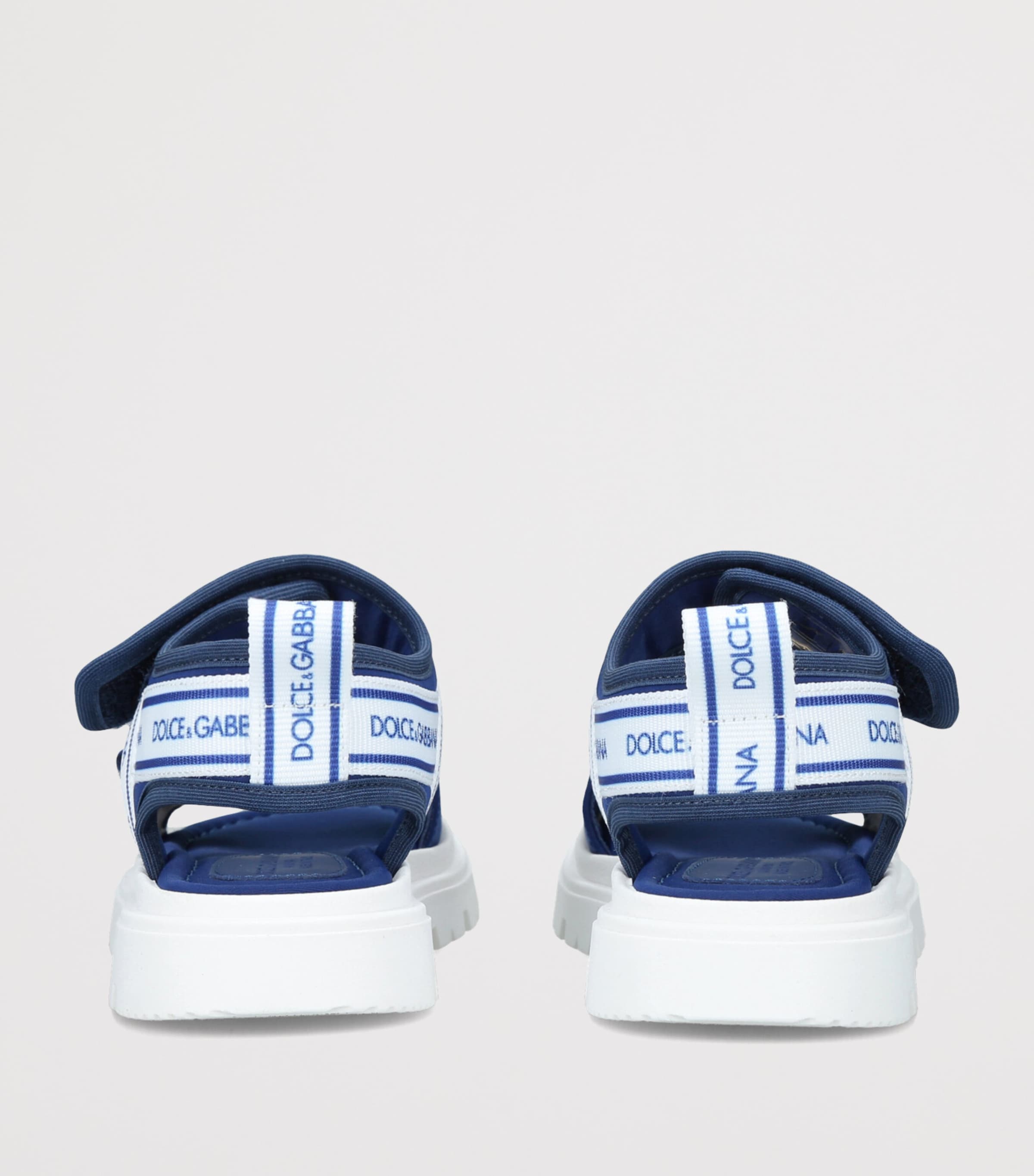 Dolce&Gabbana Kids Logo-Strap Sandals Blue Other Image 2