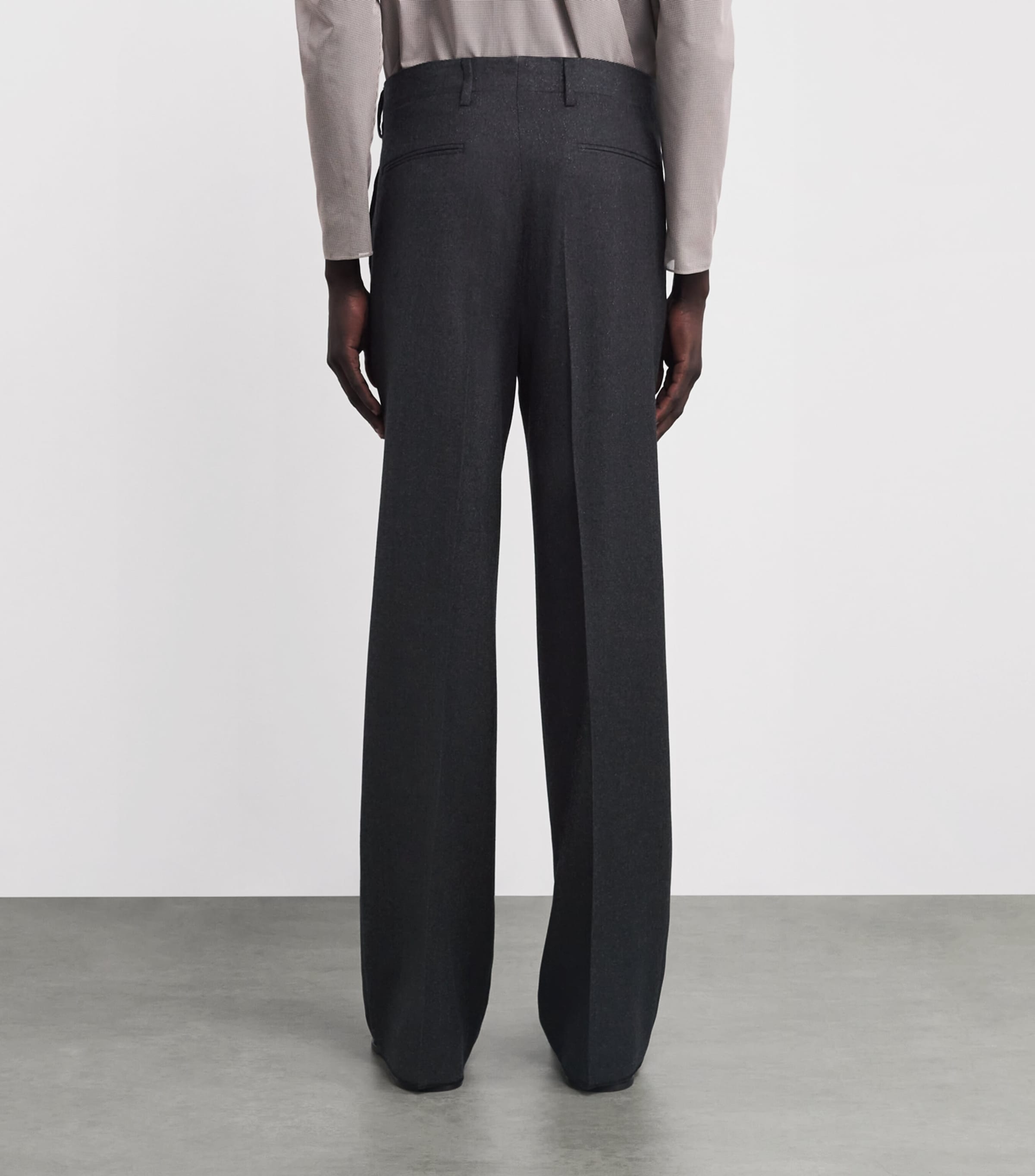 Wool Rafael Trousers P403 CHARCOAL Image 4