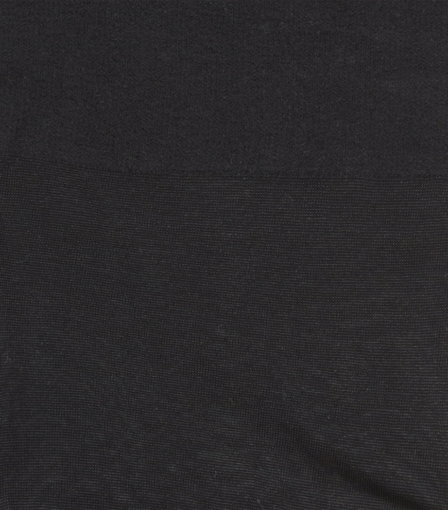 Satin Touch 20 Knee-High Stockings 7005 BLACK Image 2