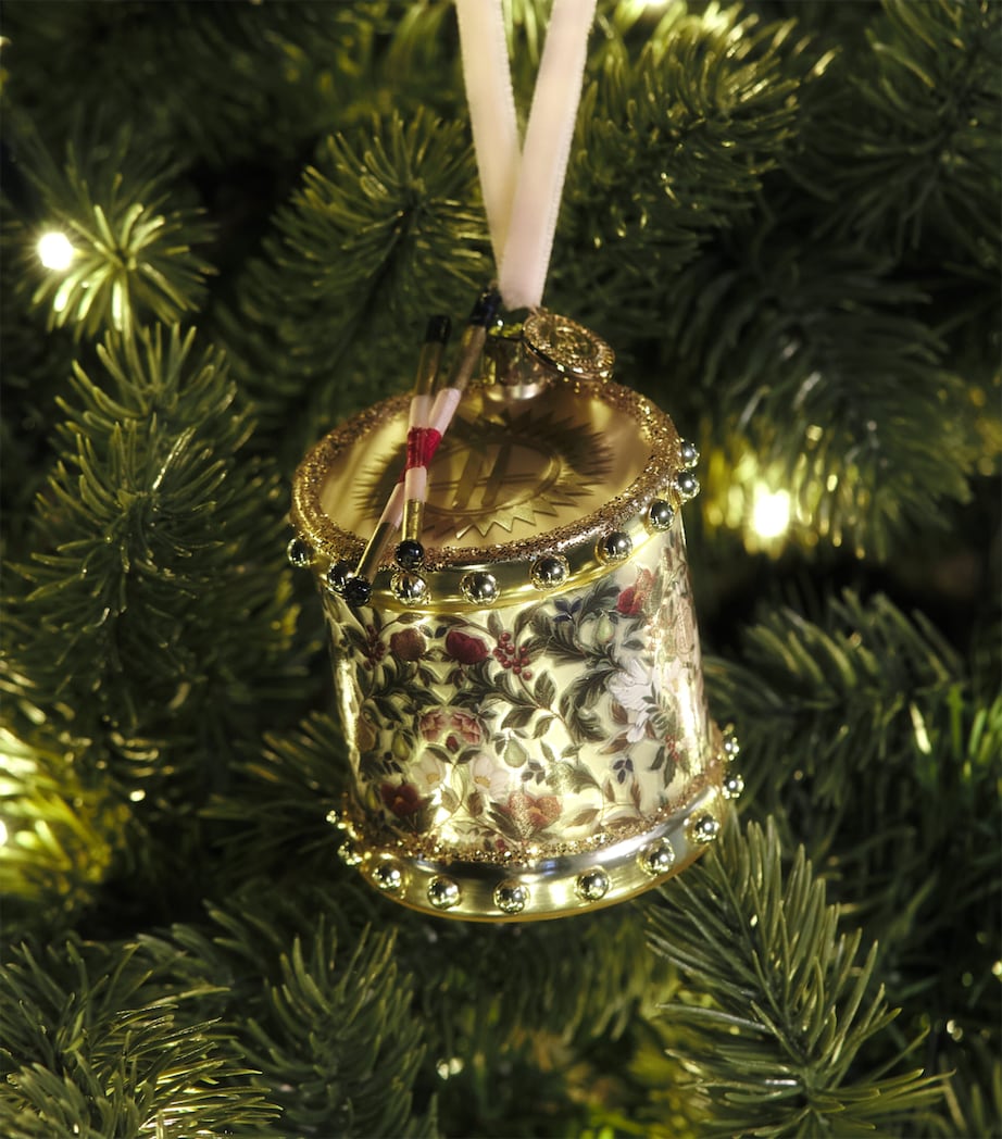 Harrods Partridge Print Drum Tree Decoration Image 3