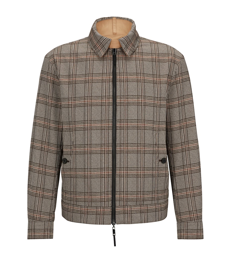 Reversible Water-Repellent Check Jacket 260 Image 1