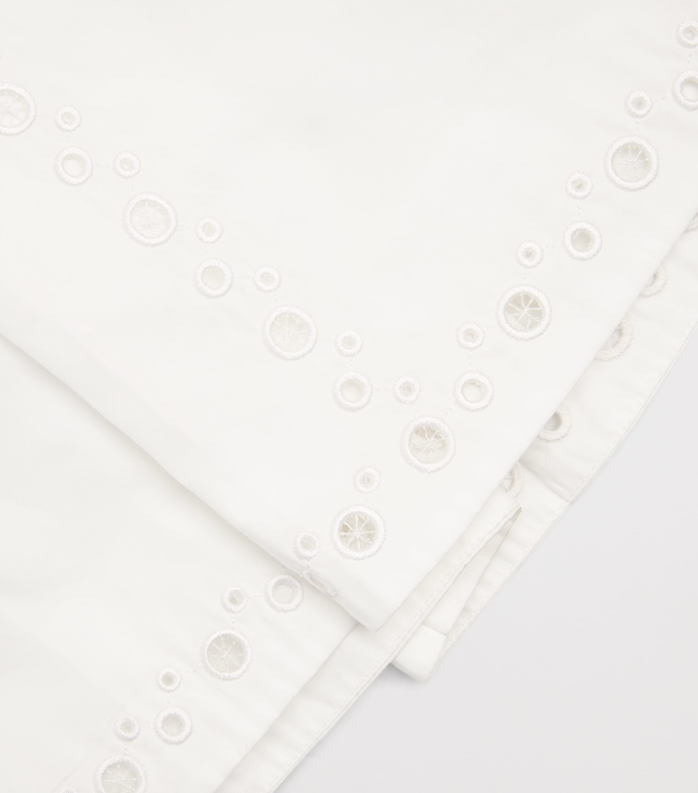 Cotton Anglaise Shirt Dress WHITE Image 2