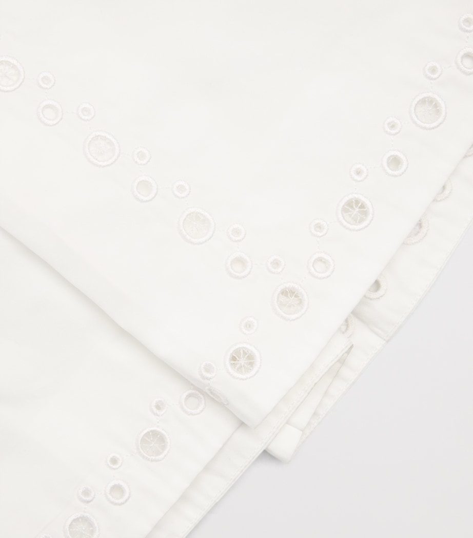 Cotton Anglaise Shirt Dress WHITE Image 2