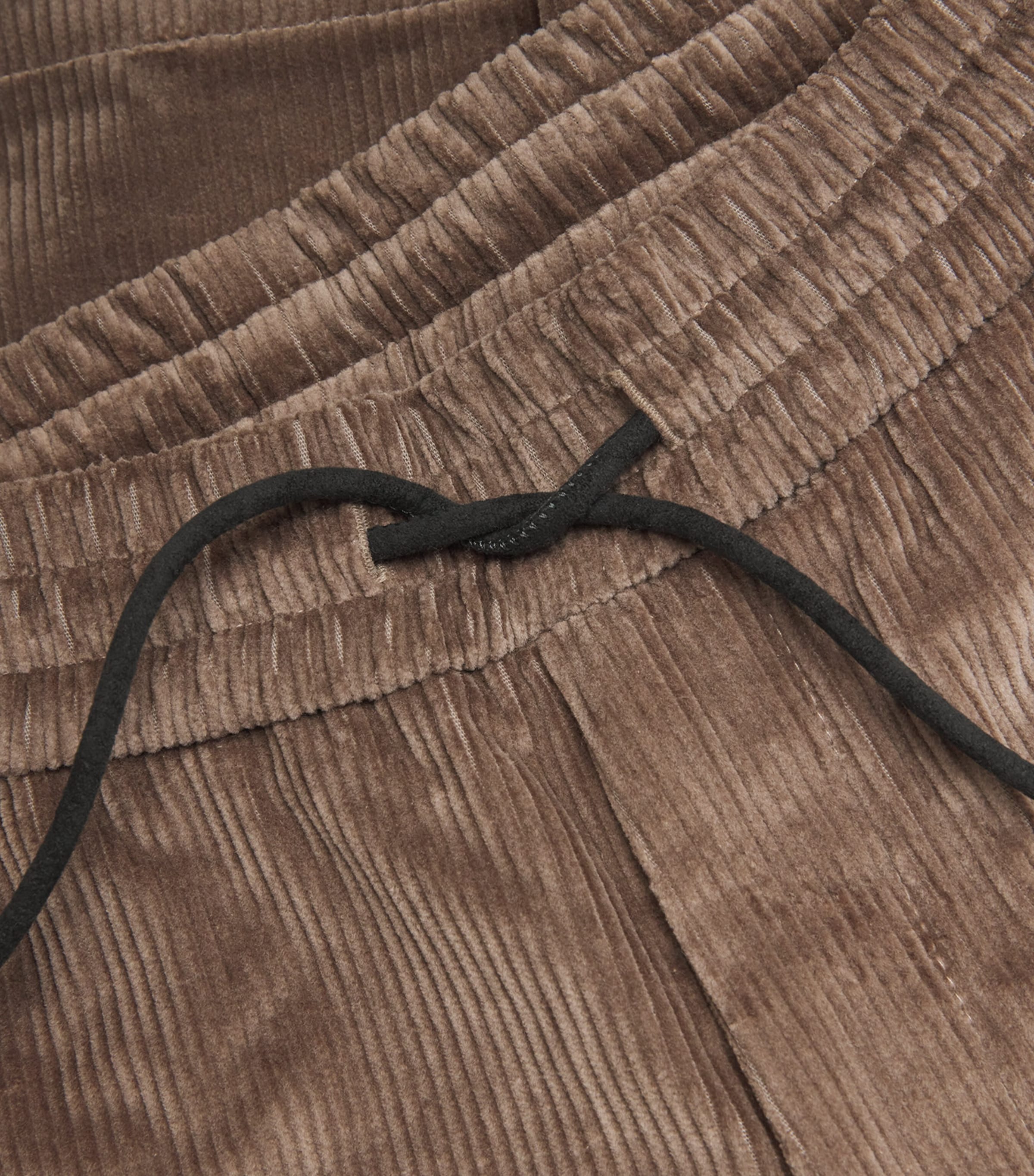 Cotton-Blend Corduroy Drawstring Trousers STEEL GREY N21 Image 5