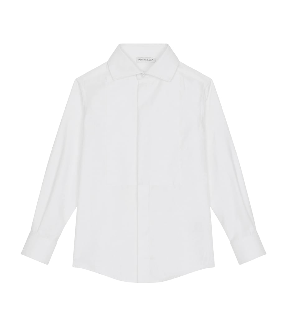 Cotton Button-Up Shirt (2-6 Years) W0800-OPTICAL WHITE Image 1