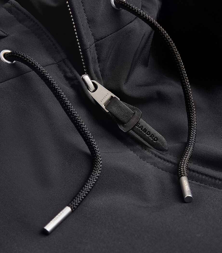 Padded Hooded Jacket NAVY BLUE Image 5