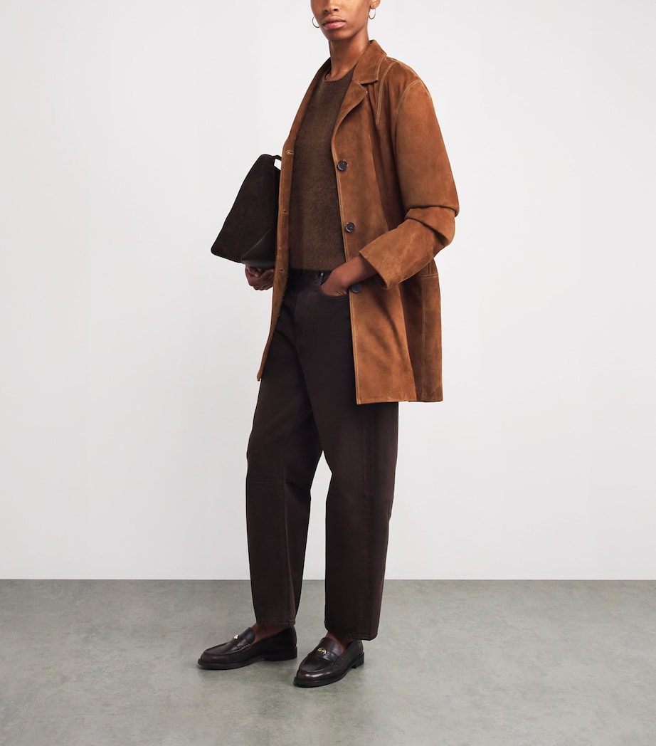 Cashmere Brushed Sweater Vest CHESTNUT BROWN Image 2