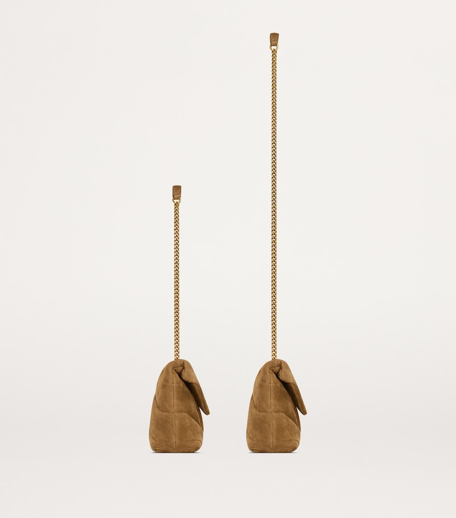 Toy Suede Puffer Shoulder Bag 3194 Image 5