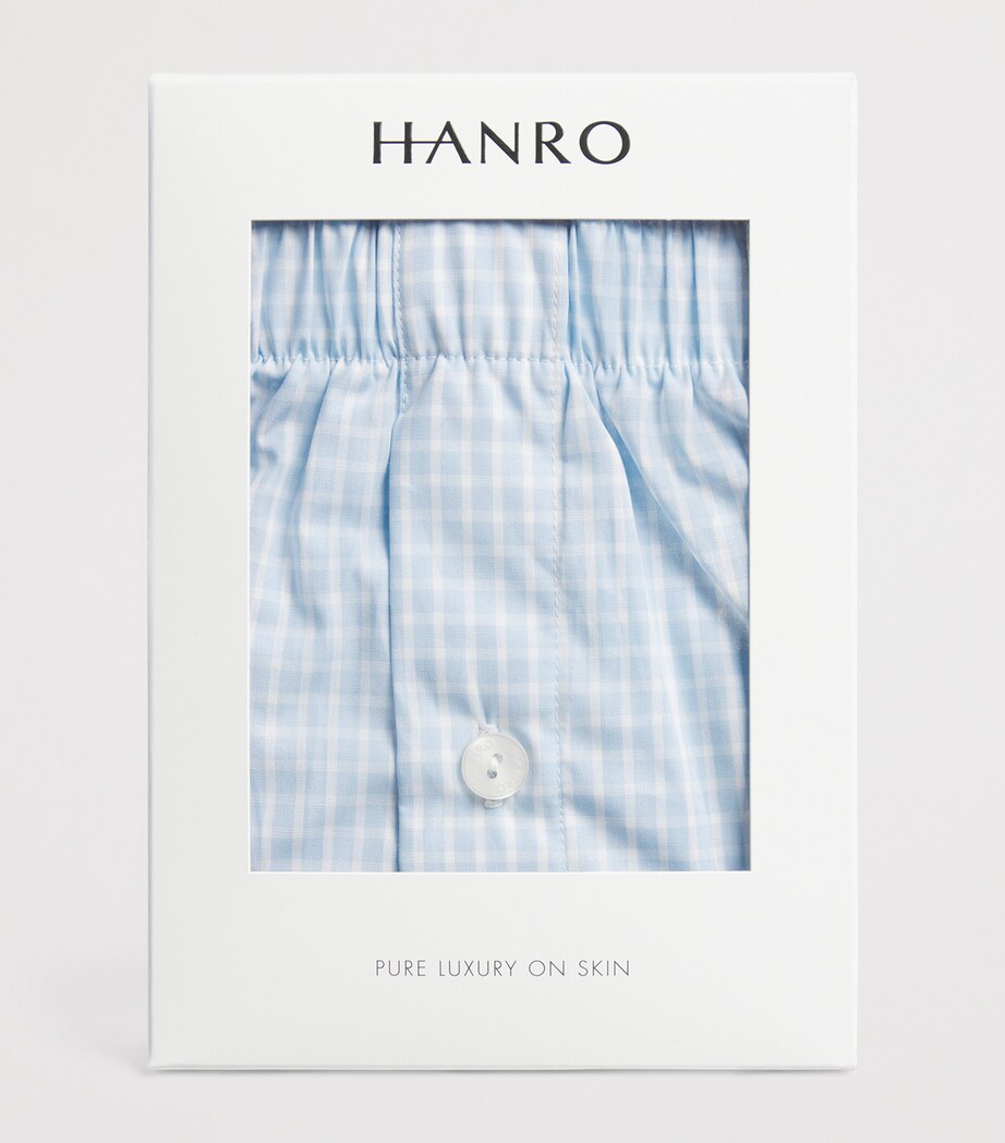 Cotton Woven Boxer Shorts 2093 SMALL VICHY Image 4