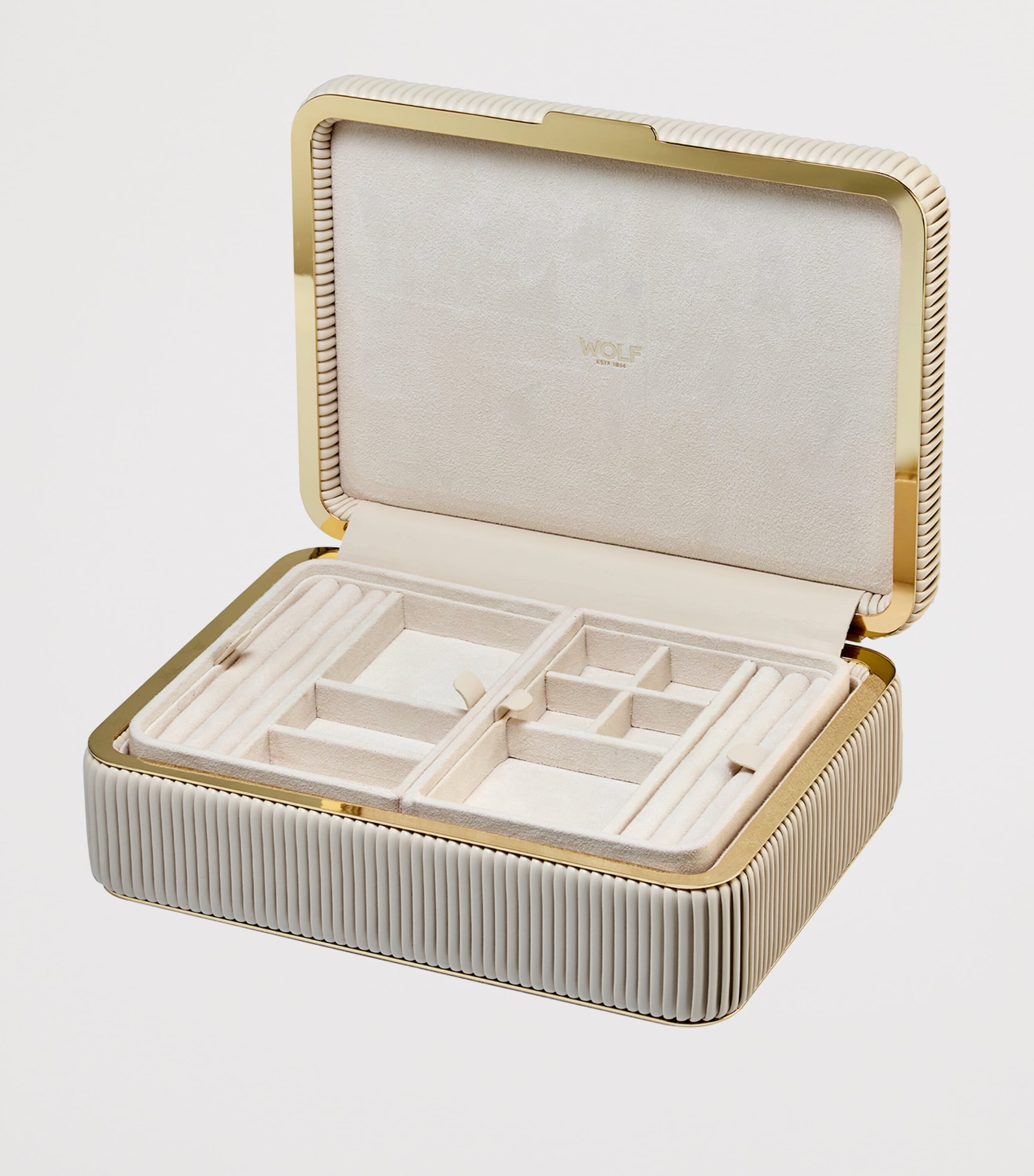 Medium Bella Jewellery Box BONE Image 3