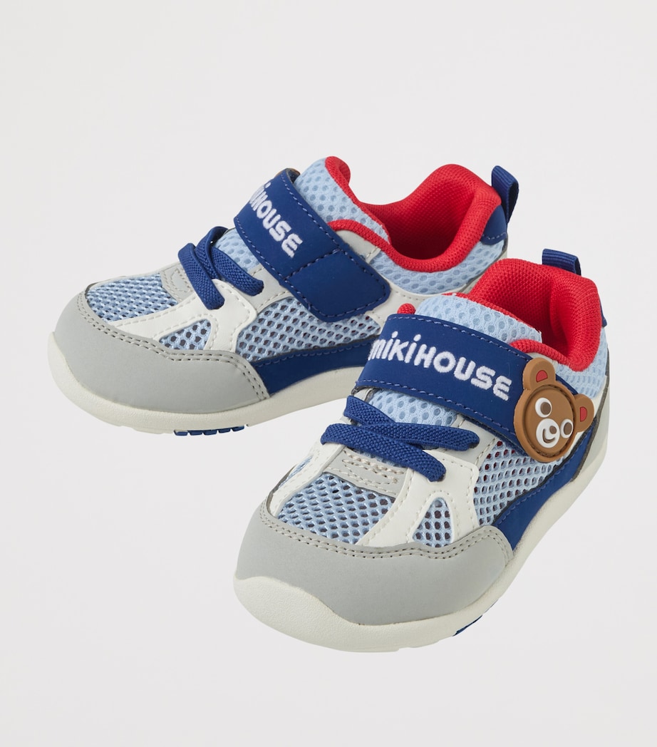Miki House Bear Appliqué Sneakers Image 2