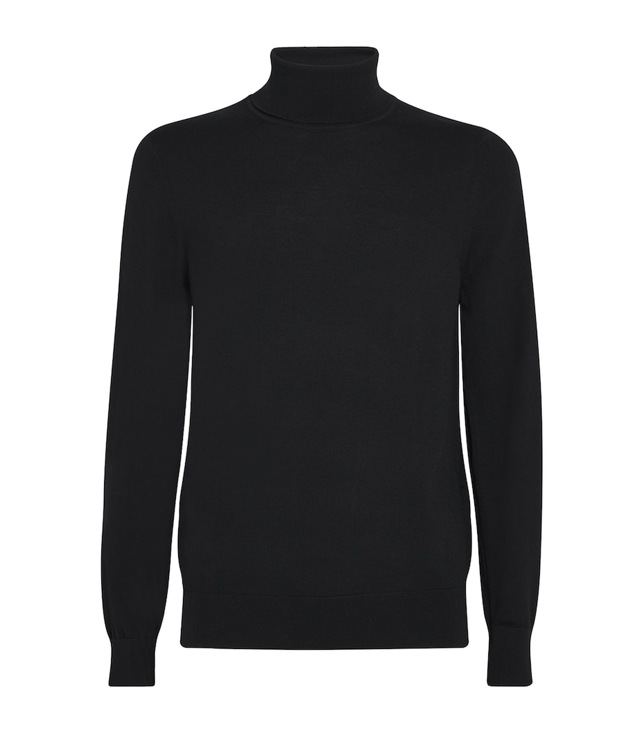 Wool Rollneck Sweater NOIR Image 1