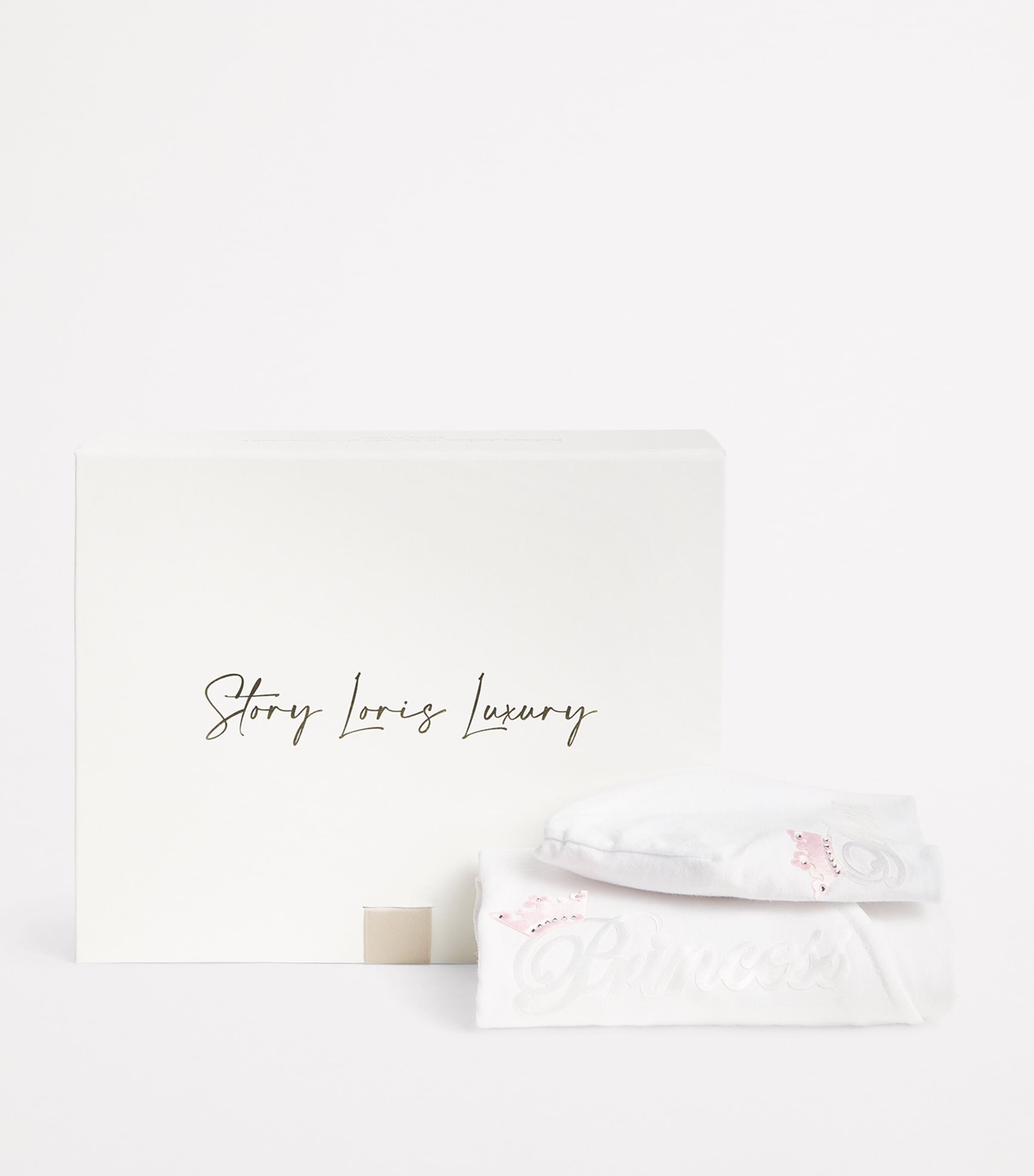 Cotton Princess All-In-One and Hat Gift Set (3-9 Months) YYH WHITE Image 3