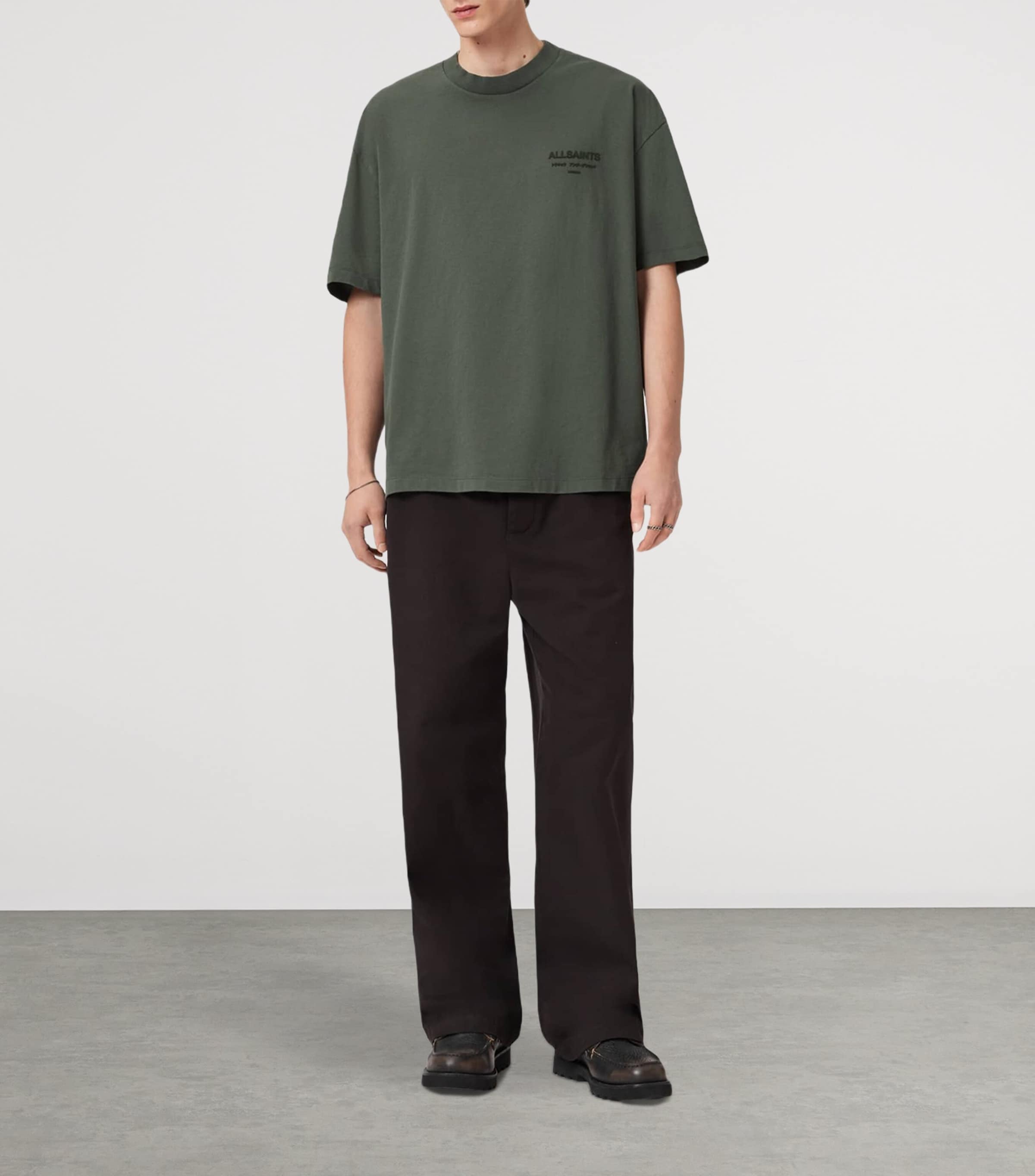 Organic Cotton Xander T-Shirt GARNET GREEN Image 2