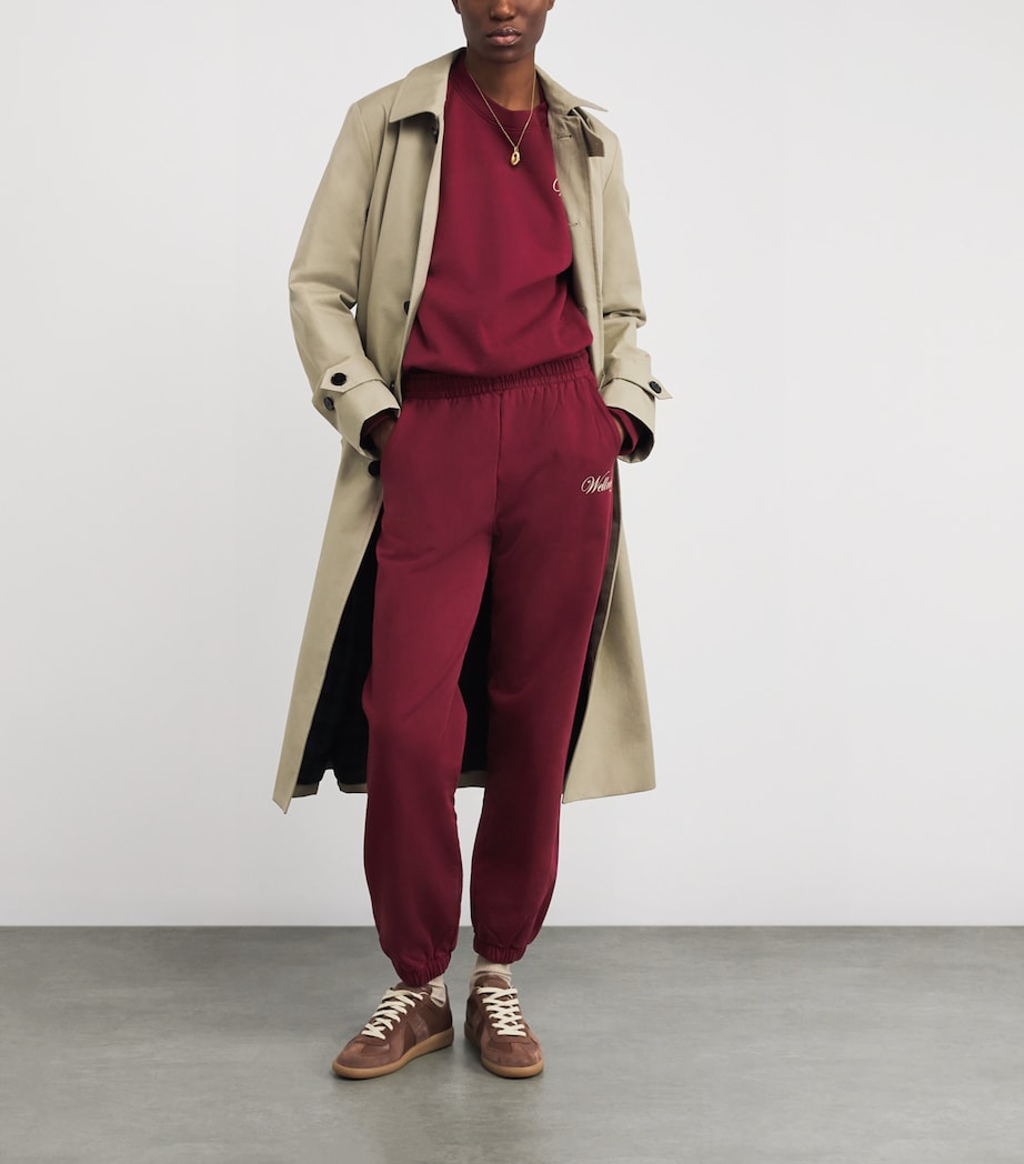 Cotton Soho Sweatpants 27 MERLOT Image 2