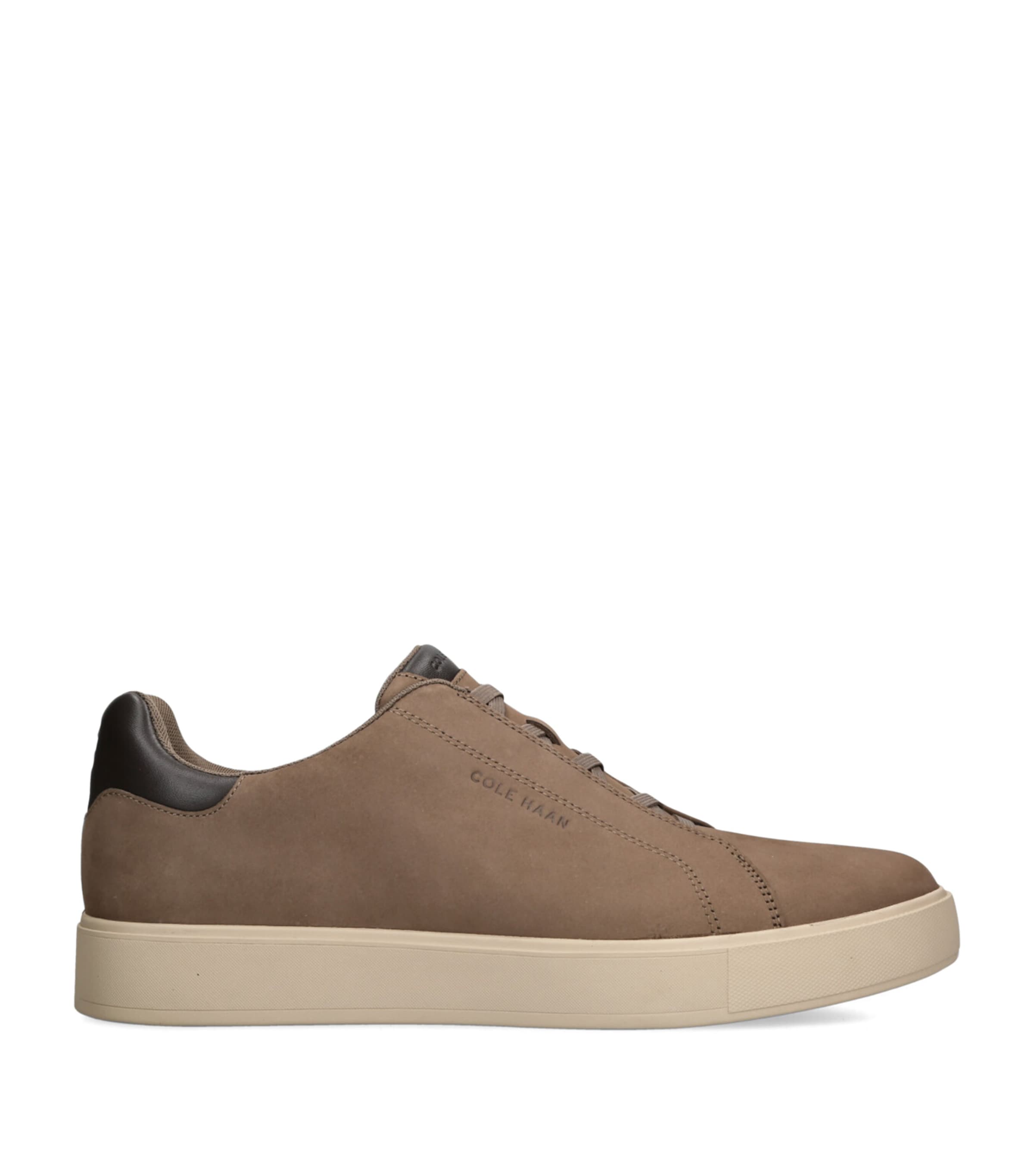 Cole Haan Leather GrandPrø Luxe Slip-On Sneakers Grey/dark Image 1