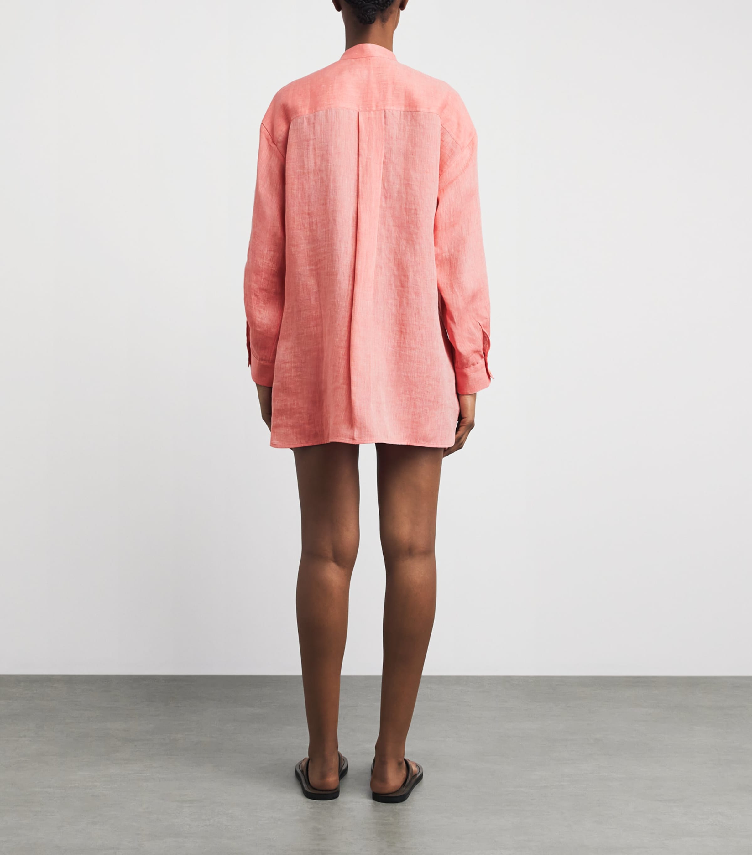 Eres Womens Linen Exact Shirt Gourmand Image 5
