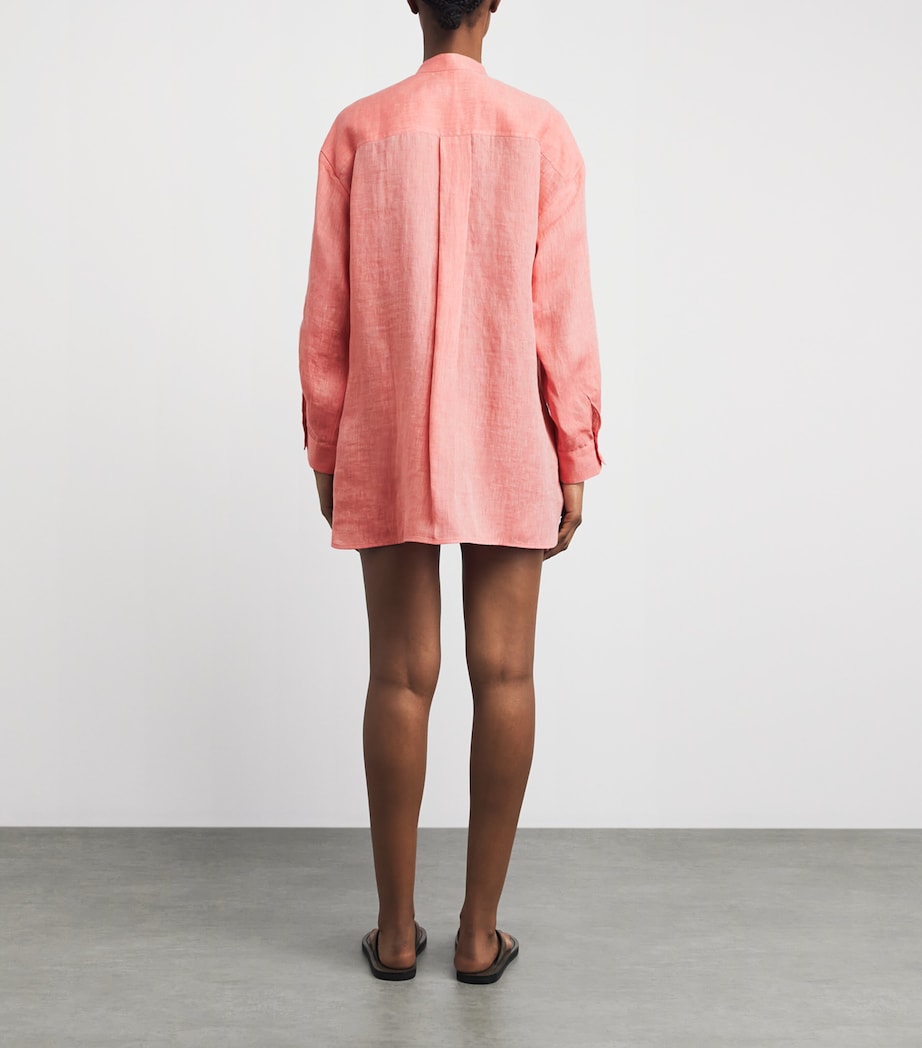 Eres Womens Linen Exact Shirt Gourmand Image 5