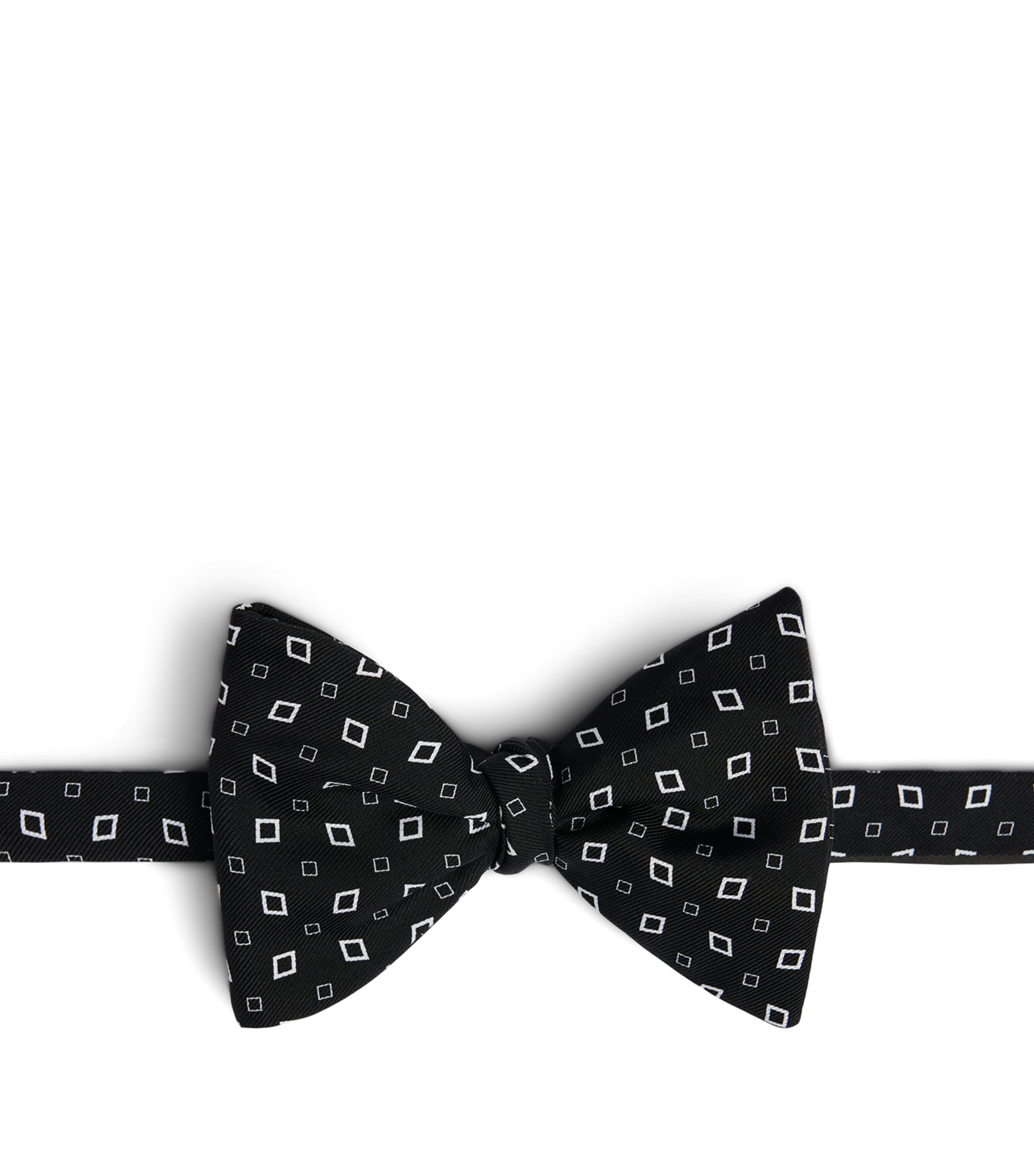 Dunhill Mulberry Silk Printed Bow Tie Image 1