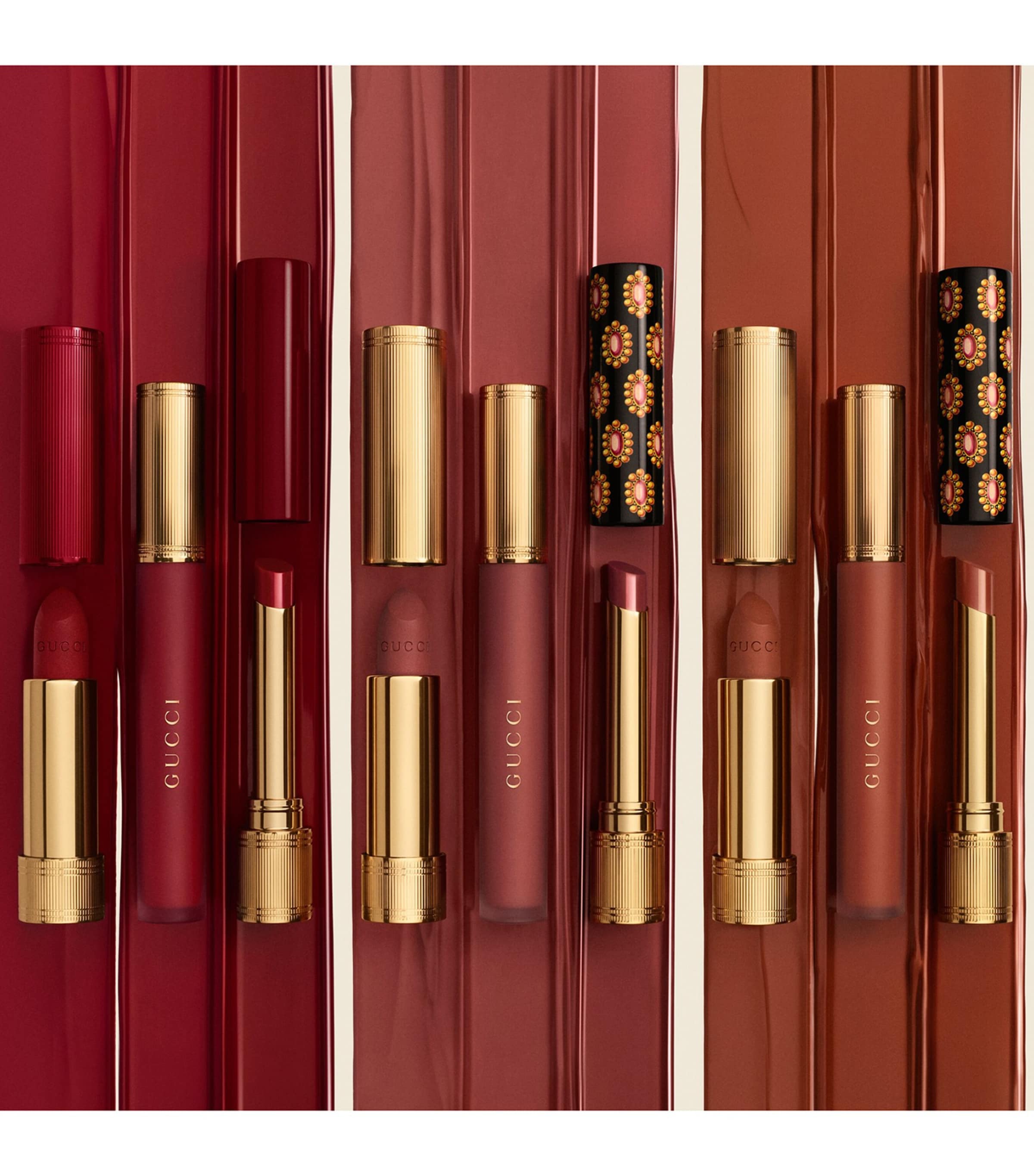 Gucci Rouge de Beauté Brillant Lipstick | Make-up | Lips | Lipsticks | Designers | Gucci Gucci Rouge de Beauté Brillant Lipstick | Make-up | Lips | Lipsticks | Designers | Gucci