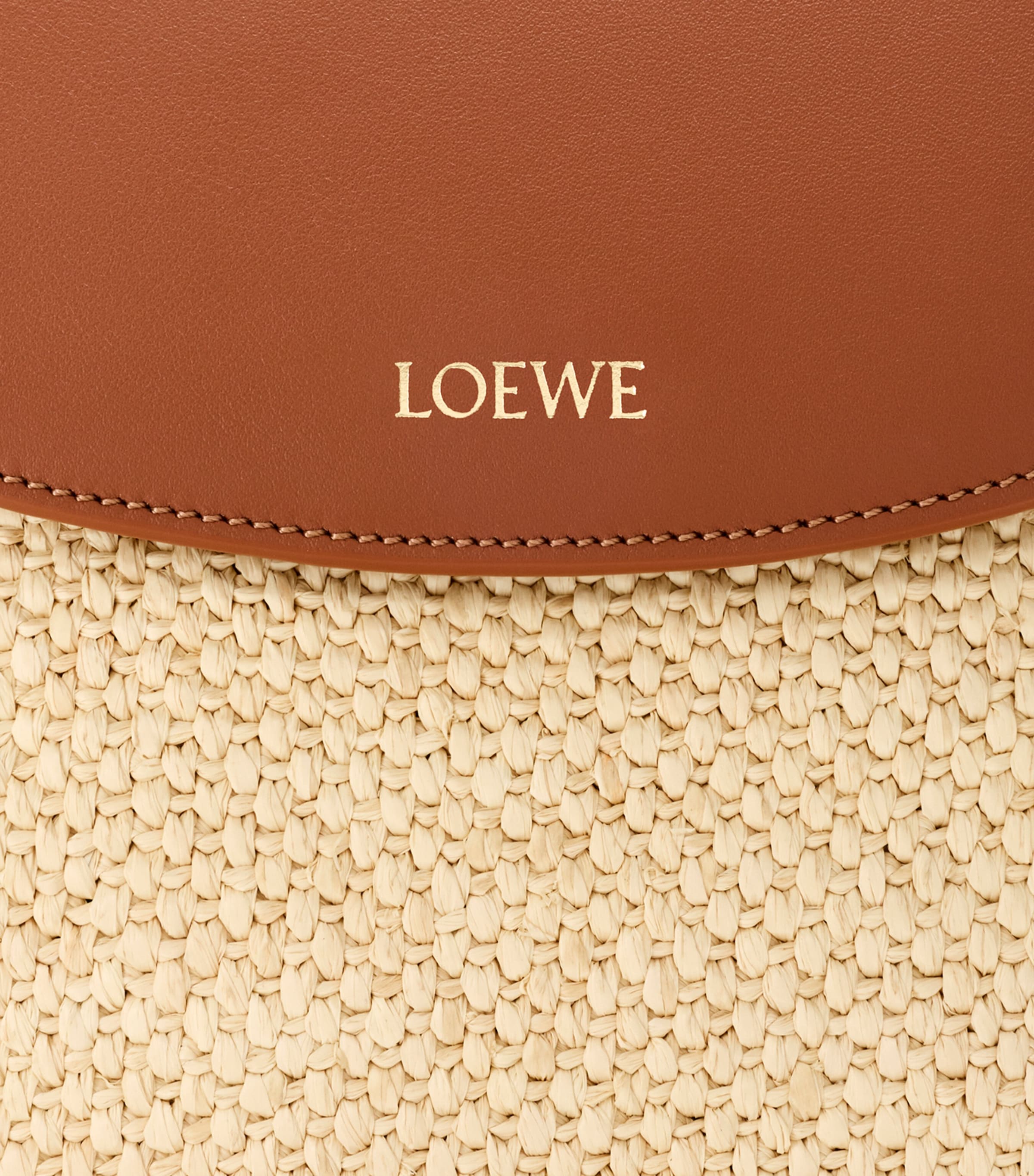 LOEWE x Paula’s Ibiza Medium Raffia Pescador Shoulder Bag Natural/tan Image 8