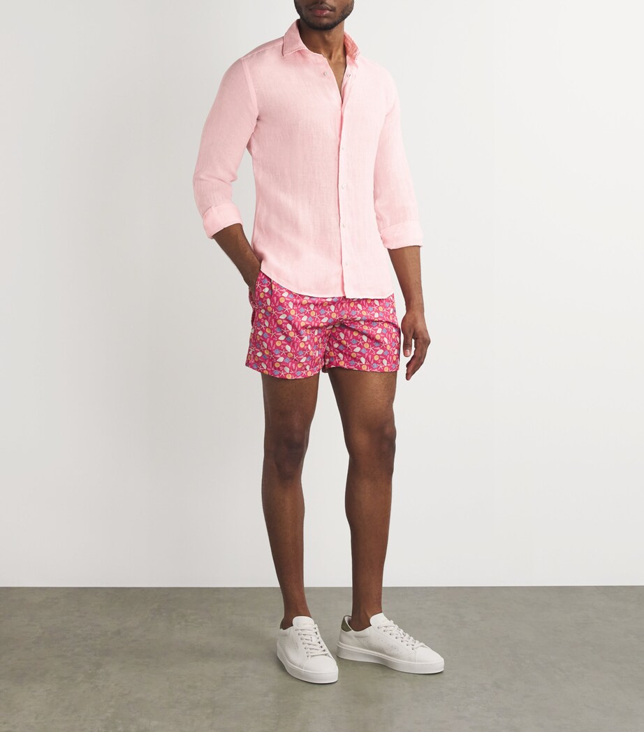 Fedeli Mens Linen Nick Shirt Image 2