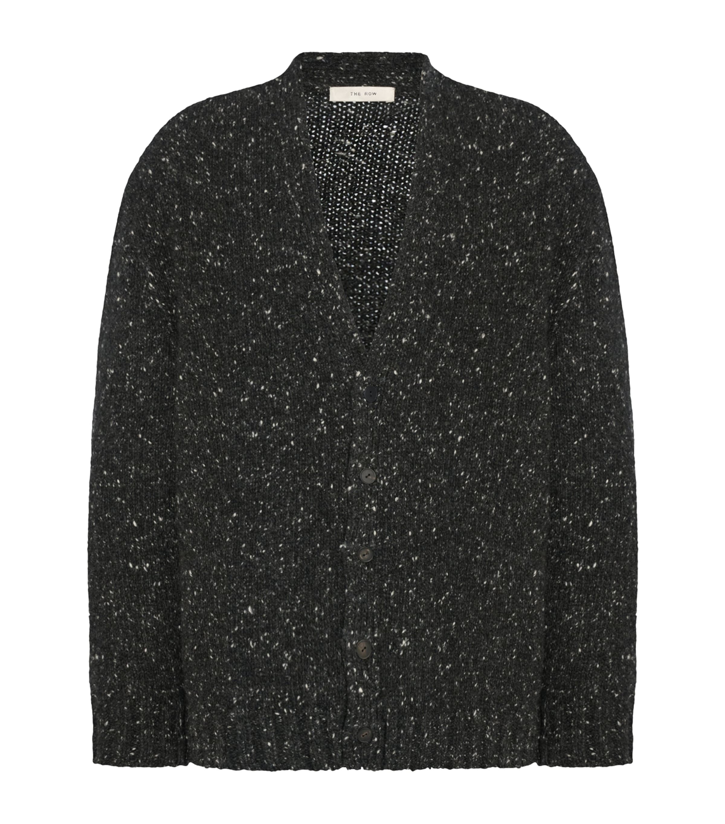 Hardy Cashmere Cardigan CHARCOAL MELANGE Image 1