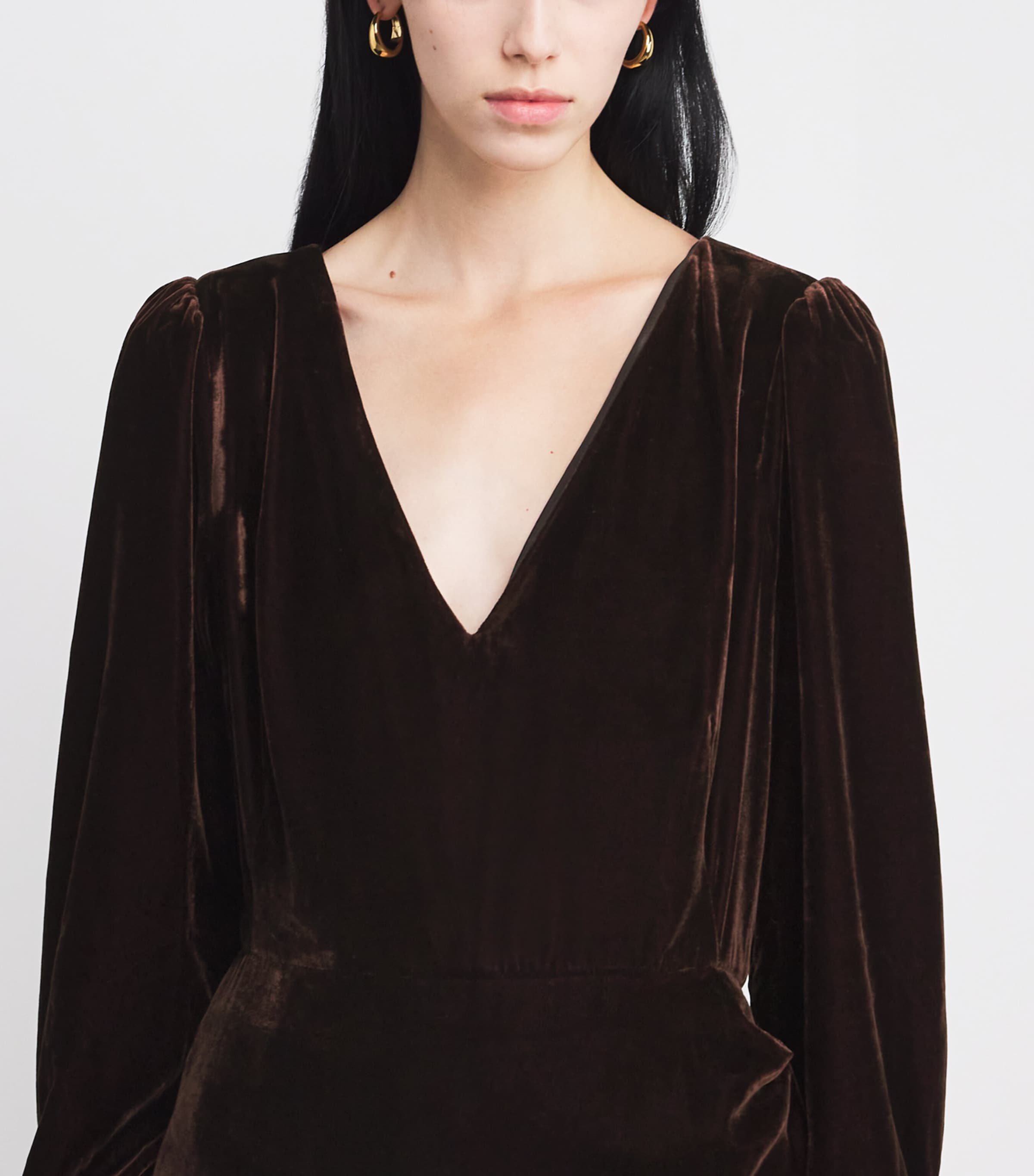 Velvet Lawry Mini Dress AUBERGINE Image 4