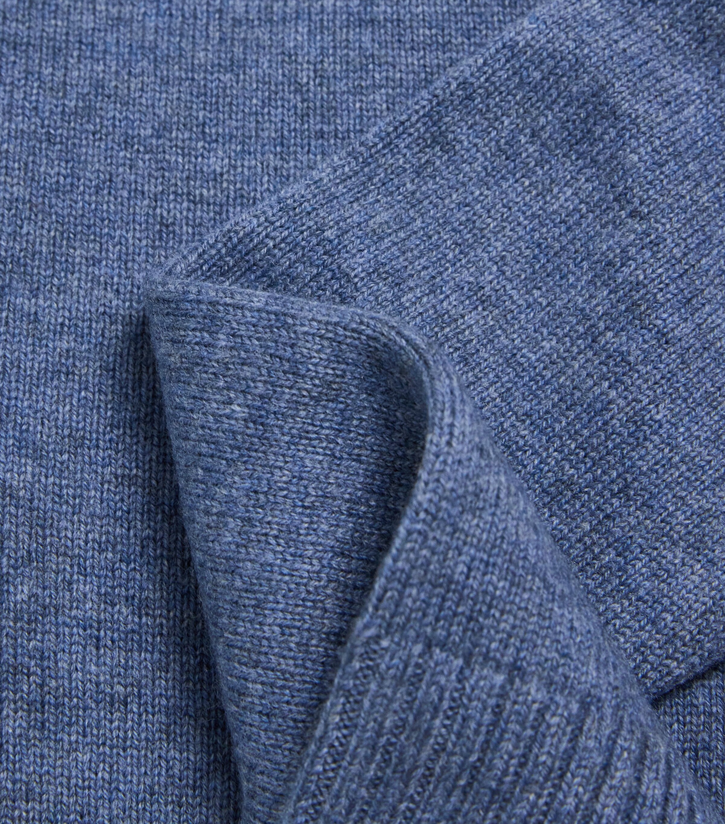 J&JOSH Wool-Cashmere Sweater (2-14 Years) Blue Denim Image 3