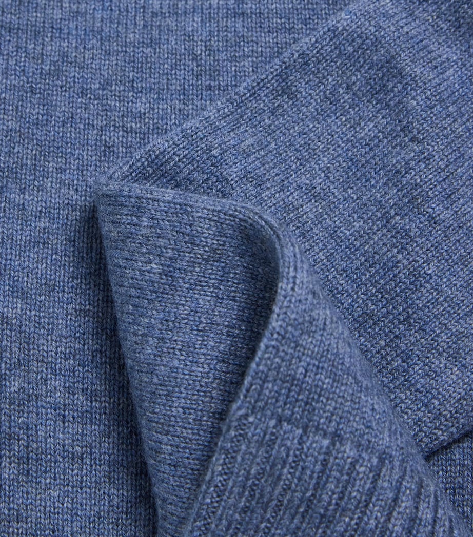 Wool-Cashmere Sweater (2-14 Years) 23 BLUE DENIM Image 3
