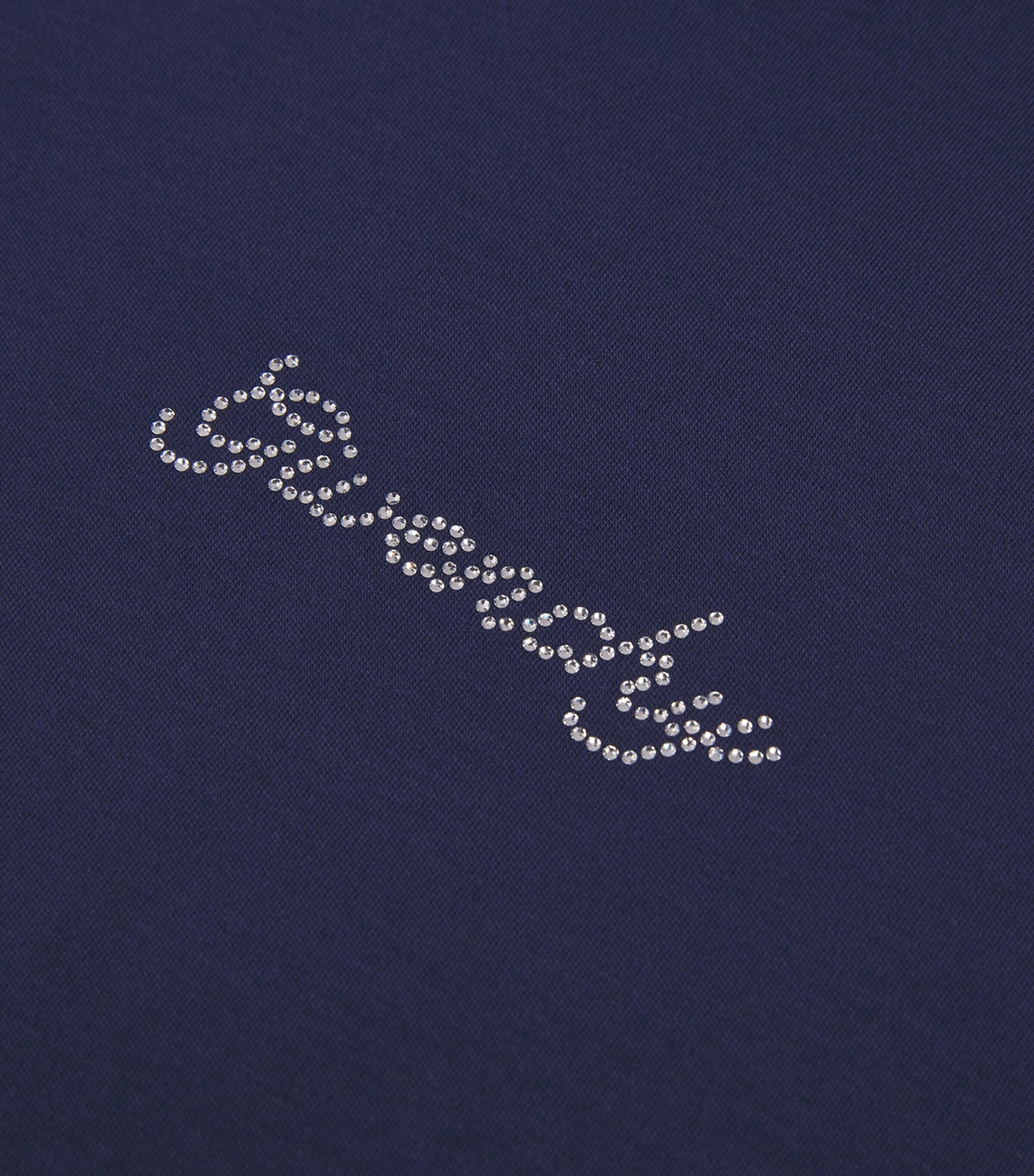 Givenchy Kids Cotton Embellished Logo T-Shirt (4-12+ Years) Navy Image 4