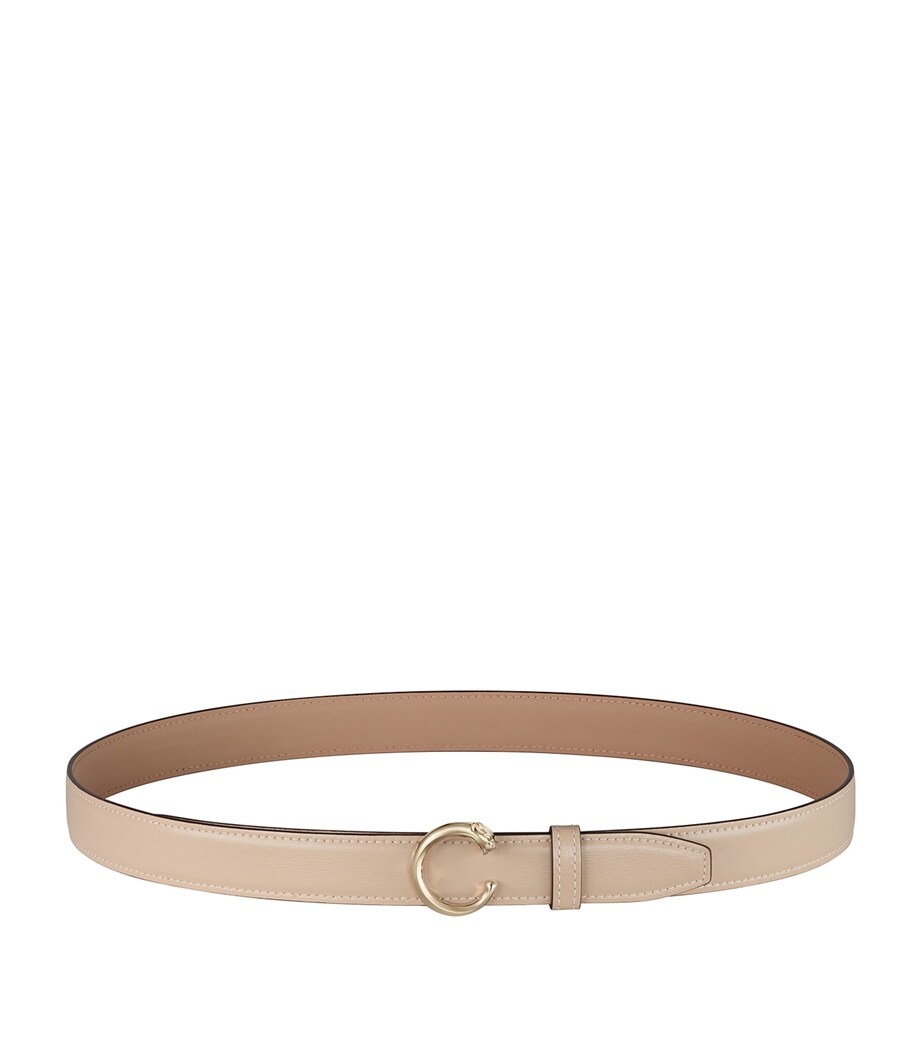 Cartier Small Leather Panthère de Cartier Belt Cord Beige Image 1