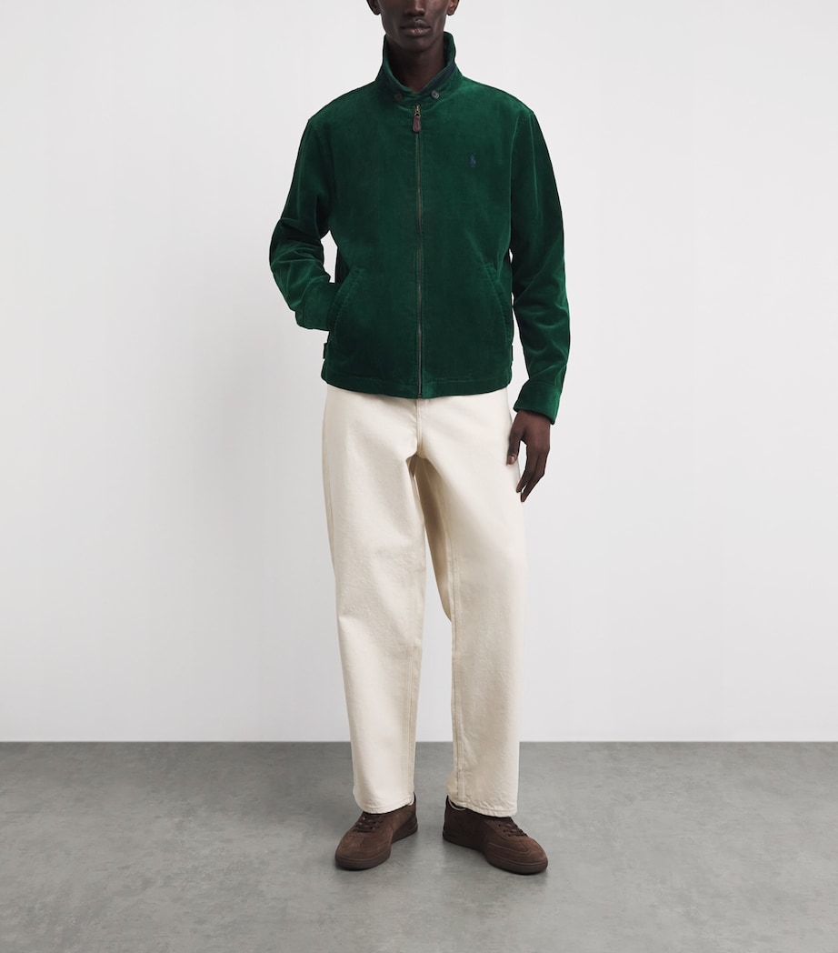 Polo Ralph Lauren Mens Cotton Corduroy Wynton Jacket New Forest Image 2