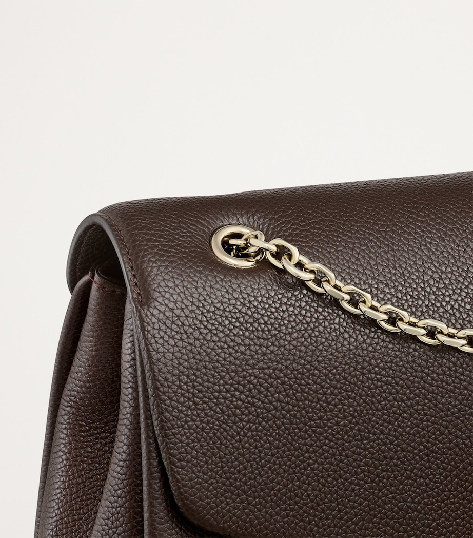 Leather Panthère de Cartier Chain Shoulder Bag TONKA BROWN Image 6