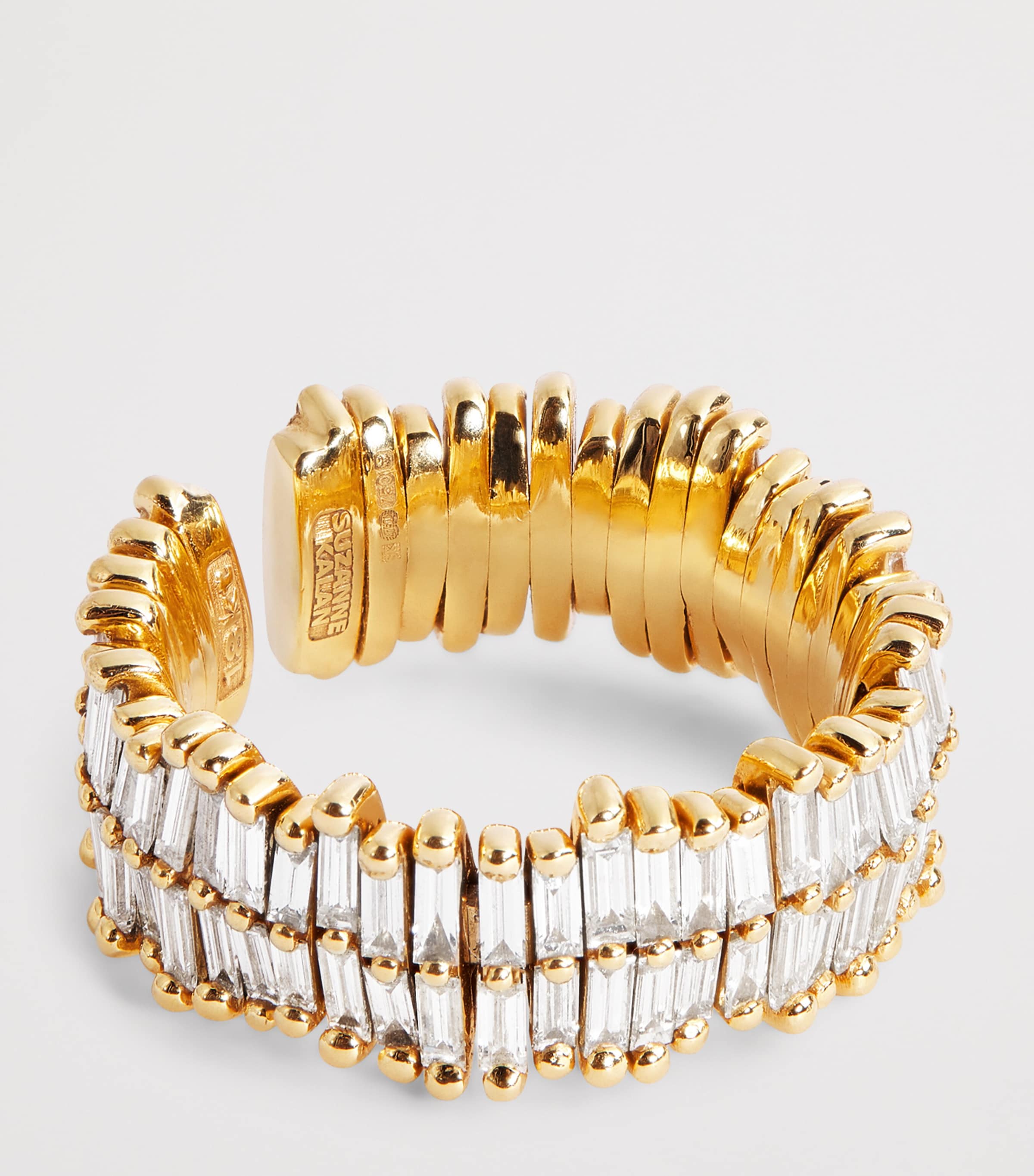 Suzanne Kalan Yellow Gold and Diamond Classic Eternity Ring (Size 7) Yg/wd Image 3