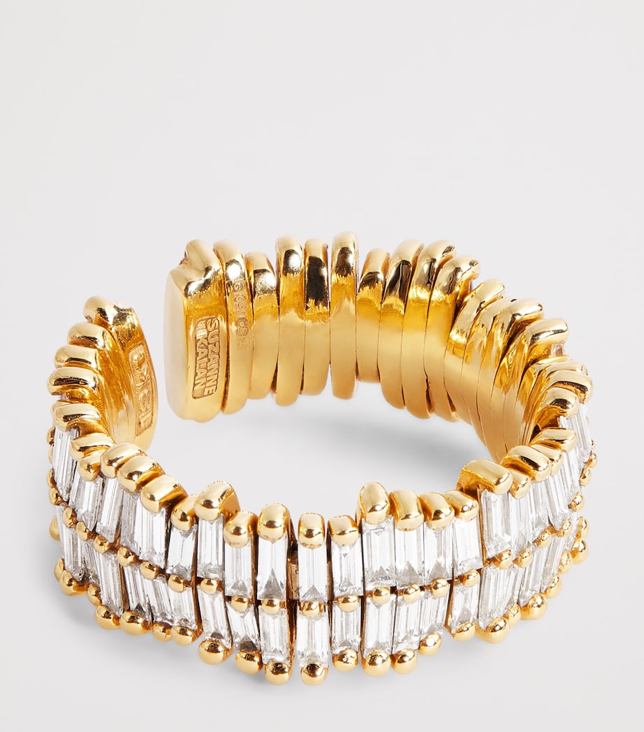 Suzanne Kalan Yellow Gold and Diamond Classic Eternity Ring (Size 7) Yg/wd Image 3