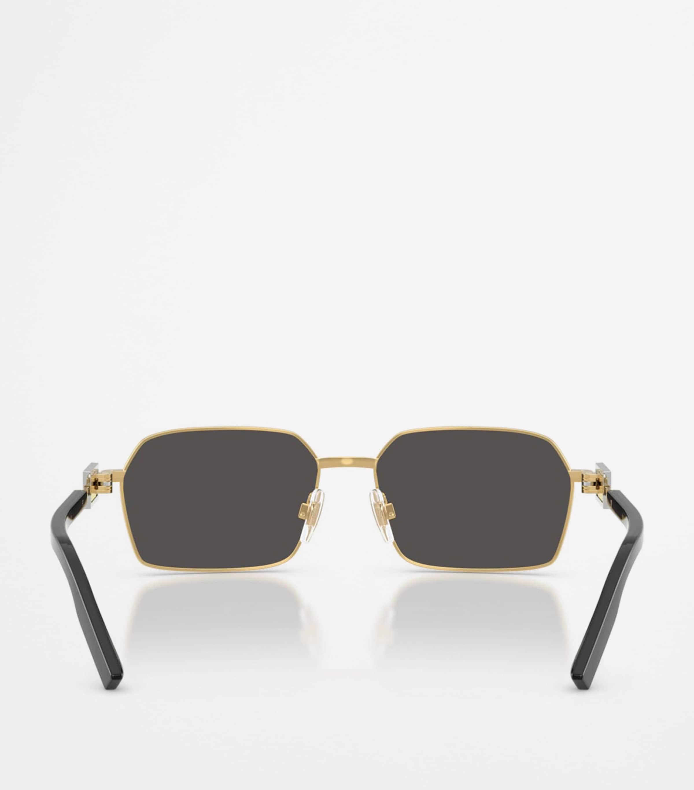 Wire-Frame Rectangular Sunglasses FEB-87 Image 4