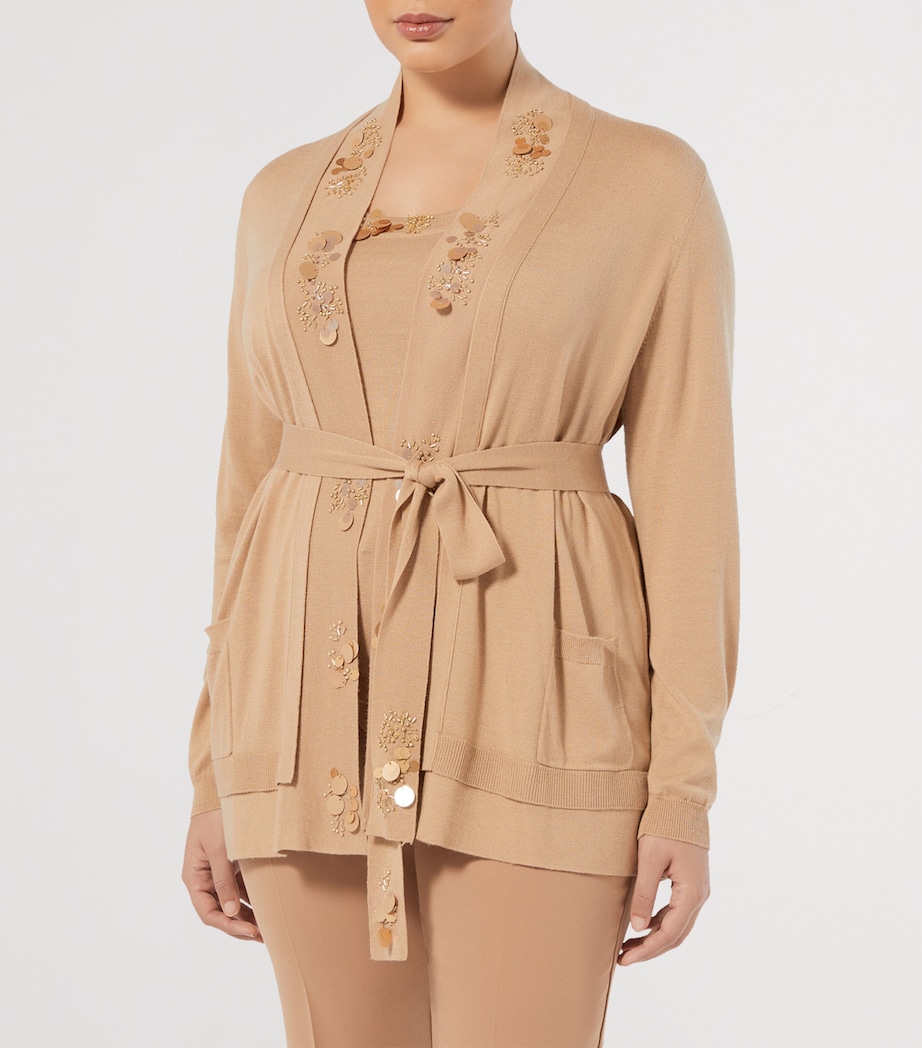 Tom Cardigan and Tank Top Set CAMEL Image 2