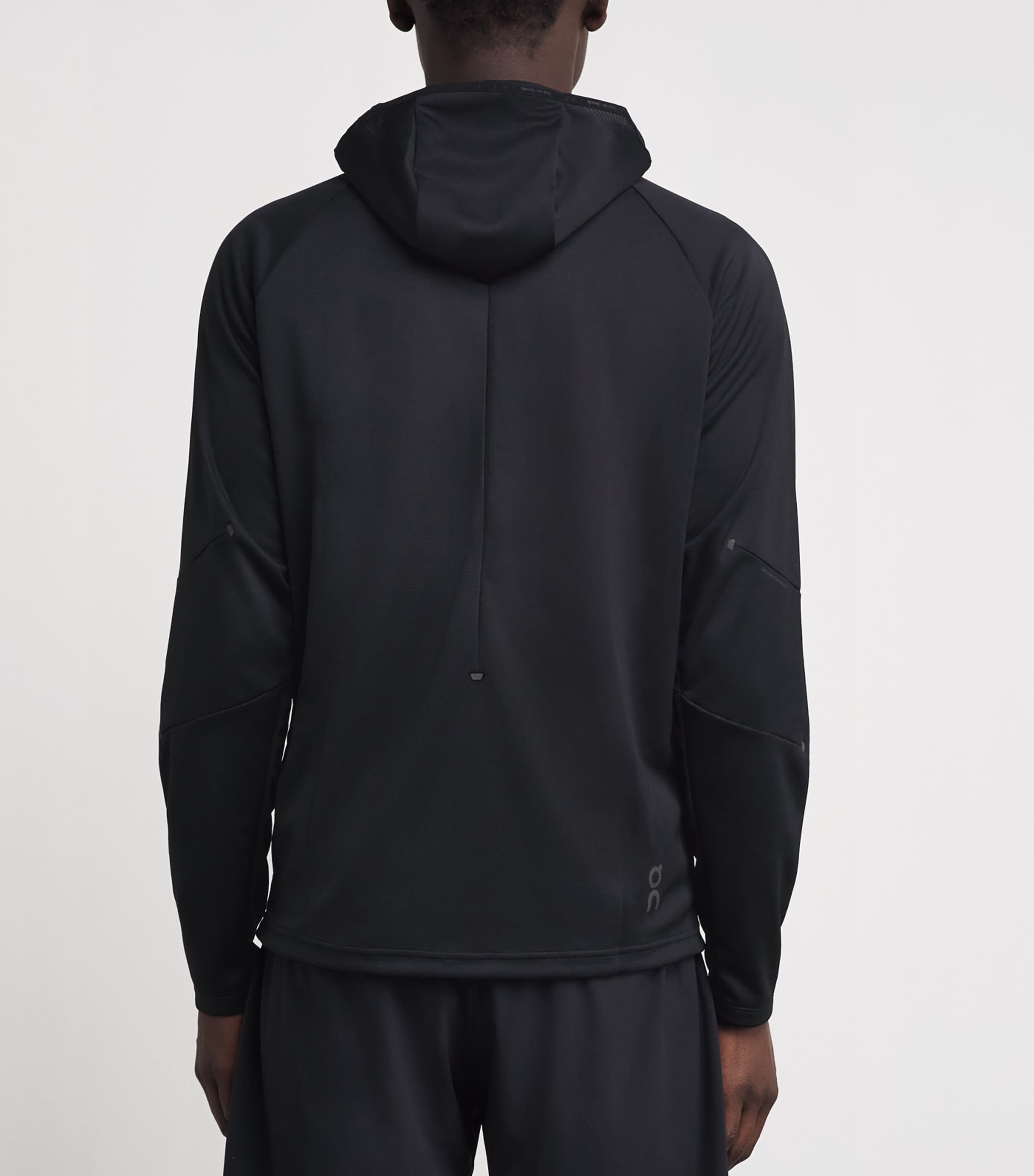 On Mens Climate Zip-Up Hoodie Black Image 5