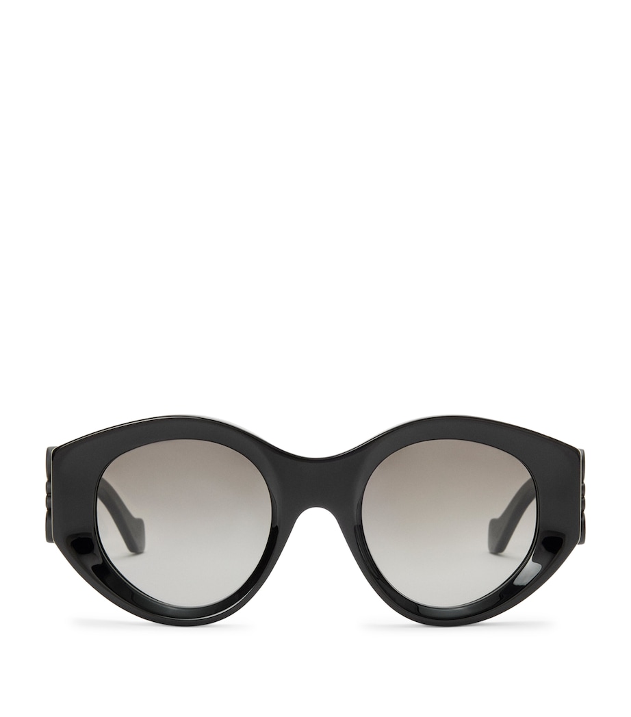 LOEWE Maxi Anagram Butterfly Sunglasses Black Black Image 1