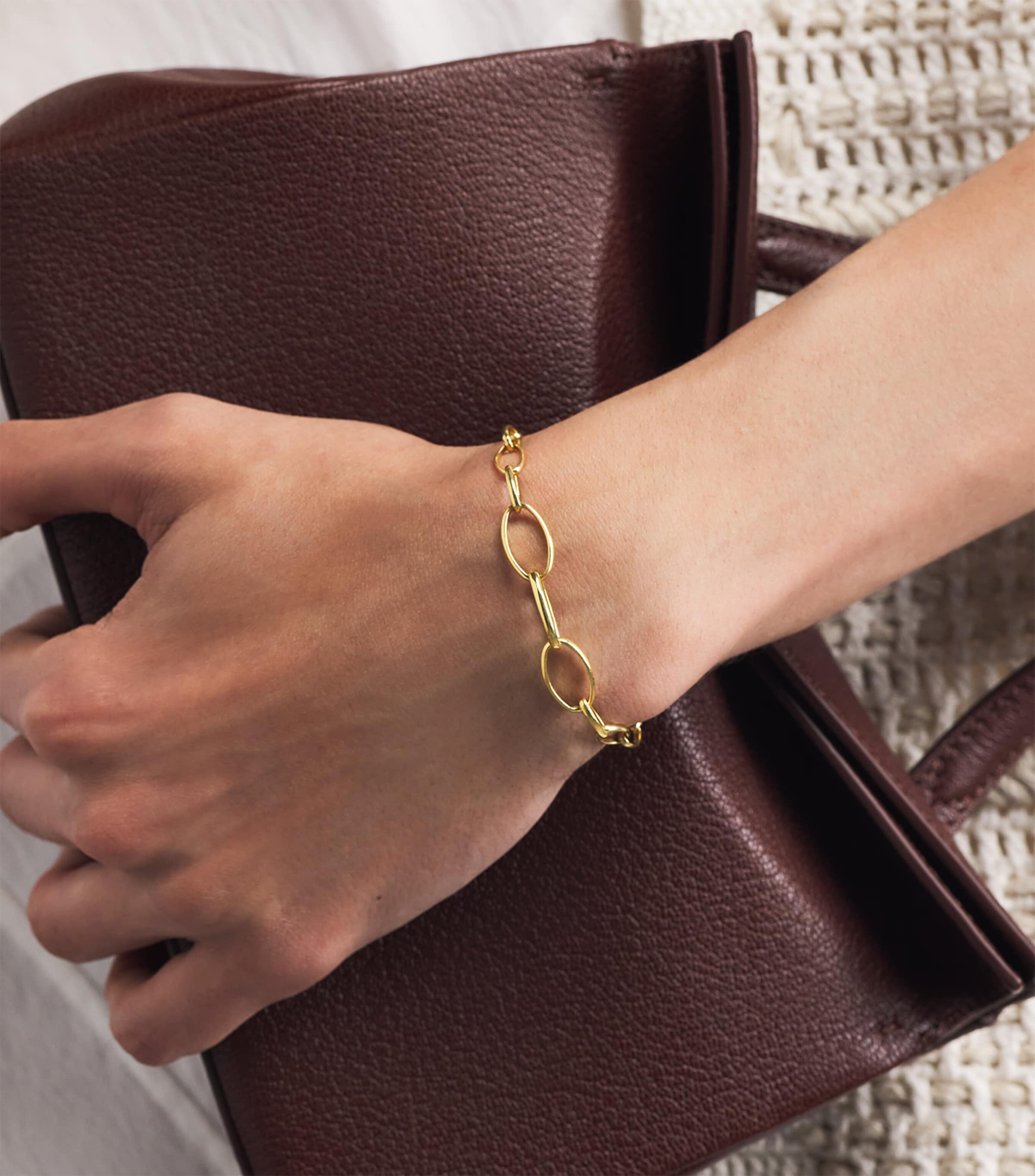 Jennifer Meyer Yellow Gold Graduated Edith Bracelet Yellow Gold Image 2