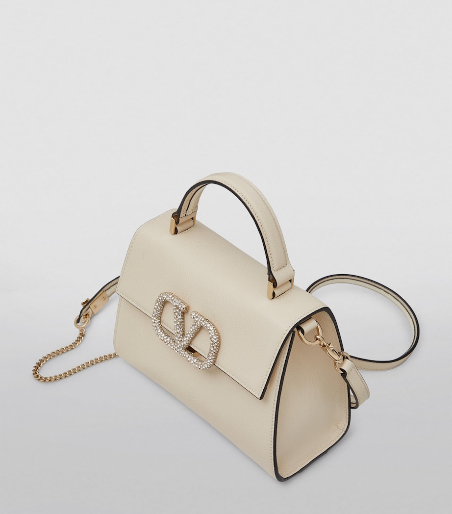 Valentino Garavani Small Calfskin VSLING Top-Handle Bag Image 4