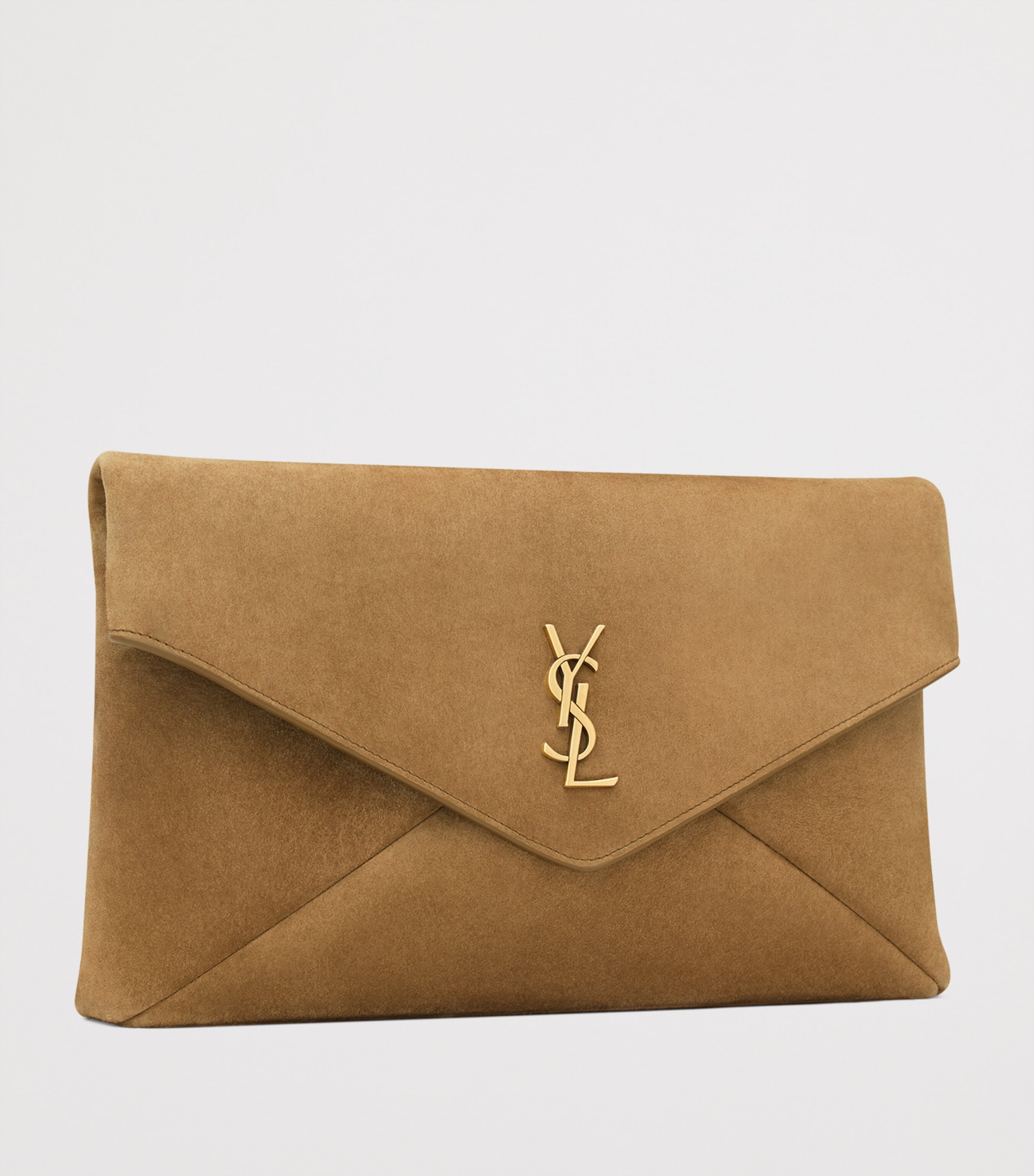 Large Suede Cassandre Envelope Pouch 3194 Image 5