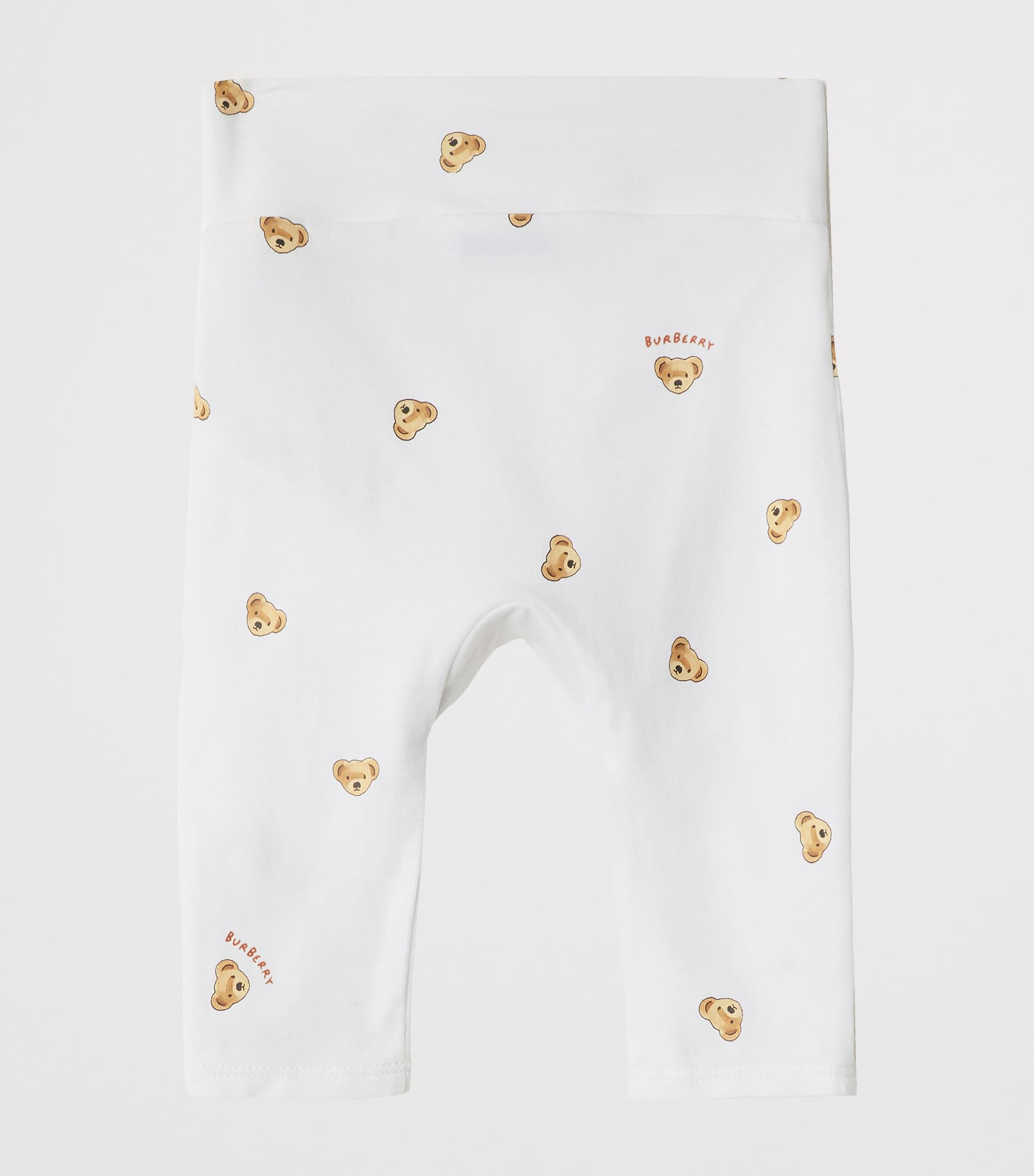 Stretch-Cotton Bodysuit and Leggings Gift Set (1-18 Months) WHITE IP PATTERN Image 5