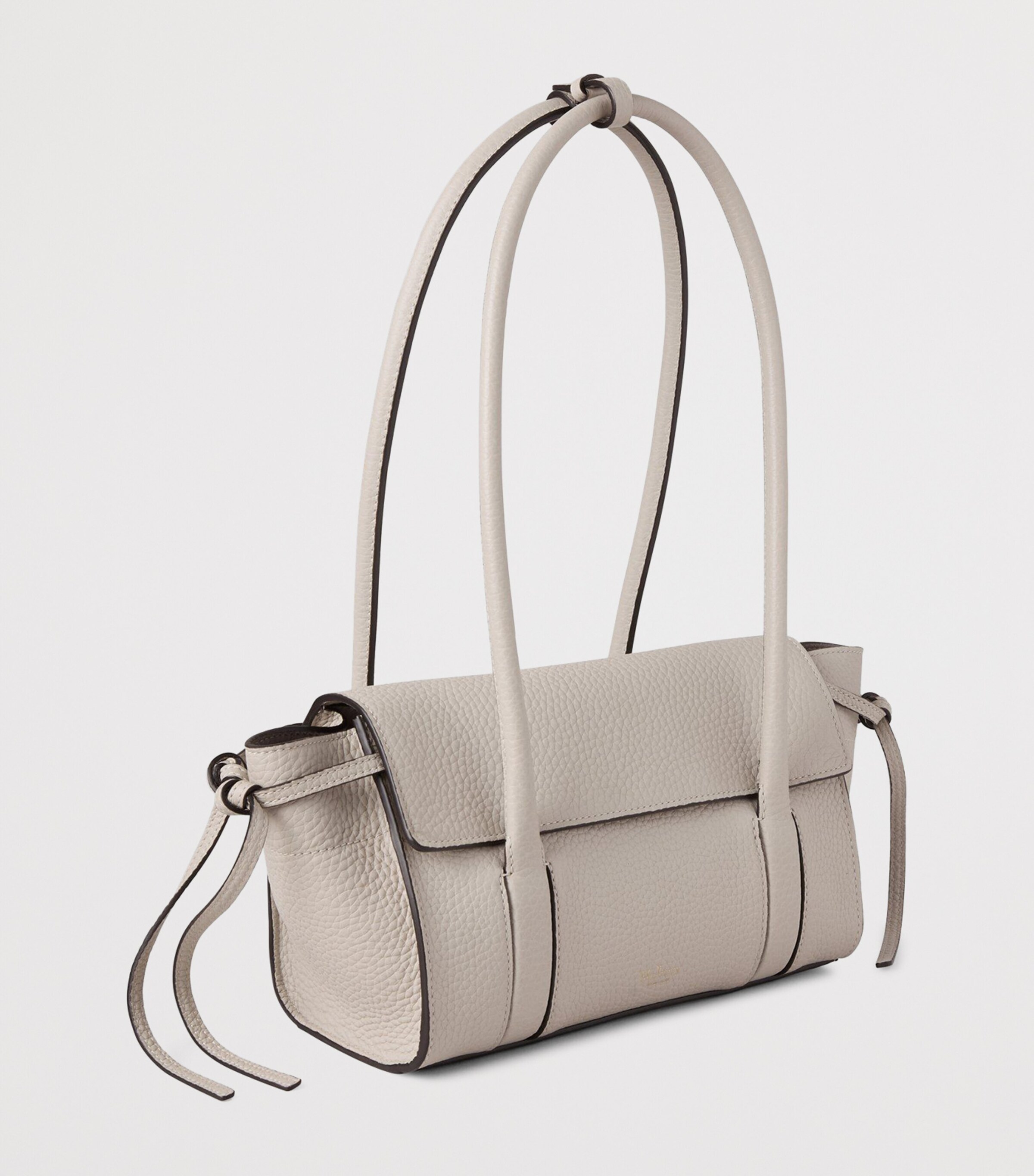 Mini Leather Soft Bayswater Shoulder Bag CHALK Image 5