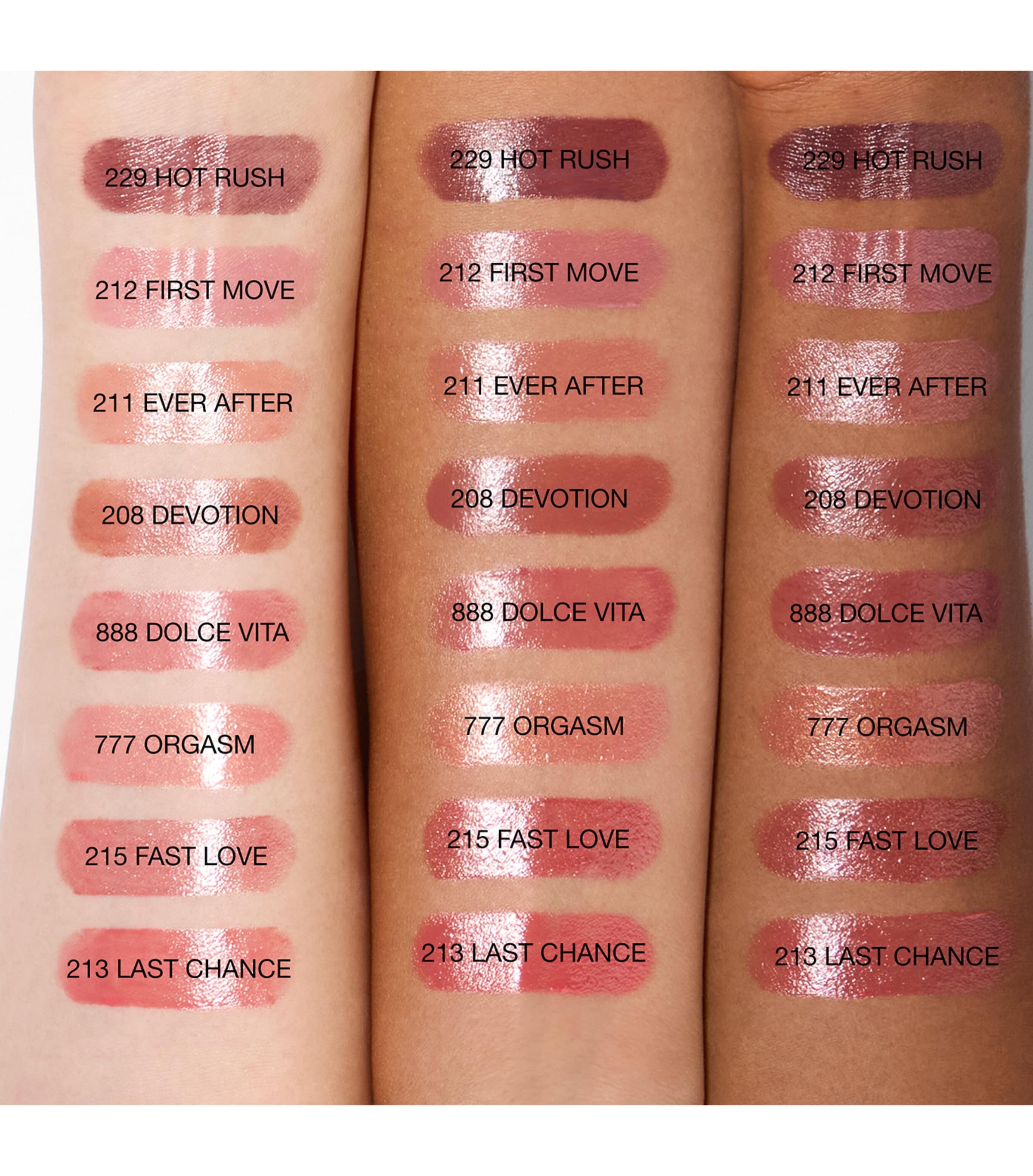 Afterglow Sensual Shine Lipstick  HOTRUSH Image 7